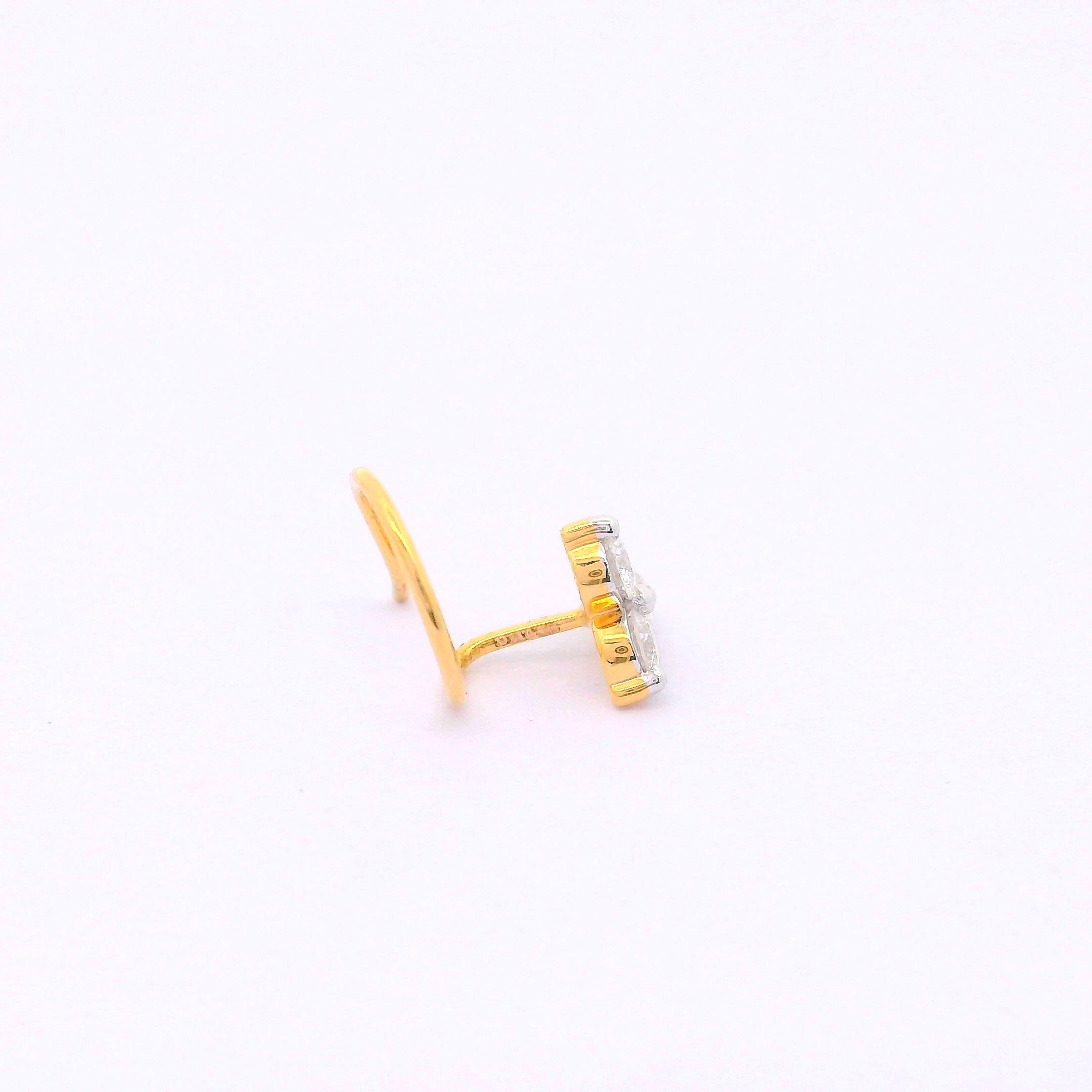 Harmony Triad Lab Grown Diamond Nosepin