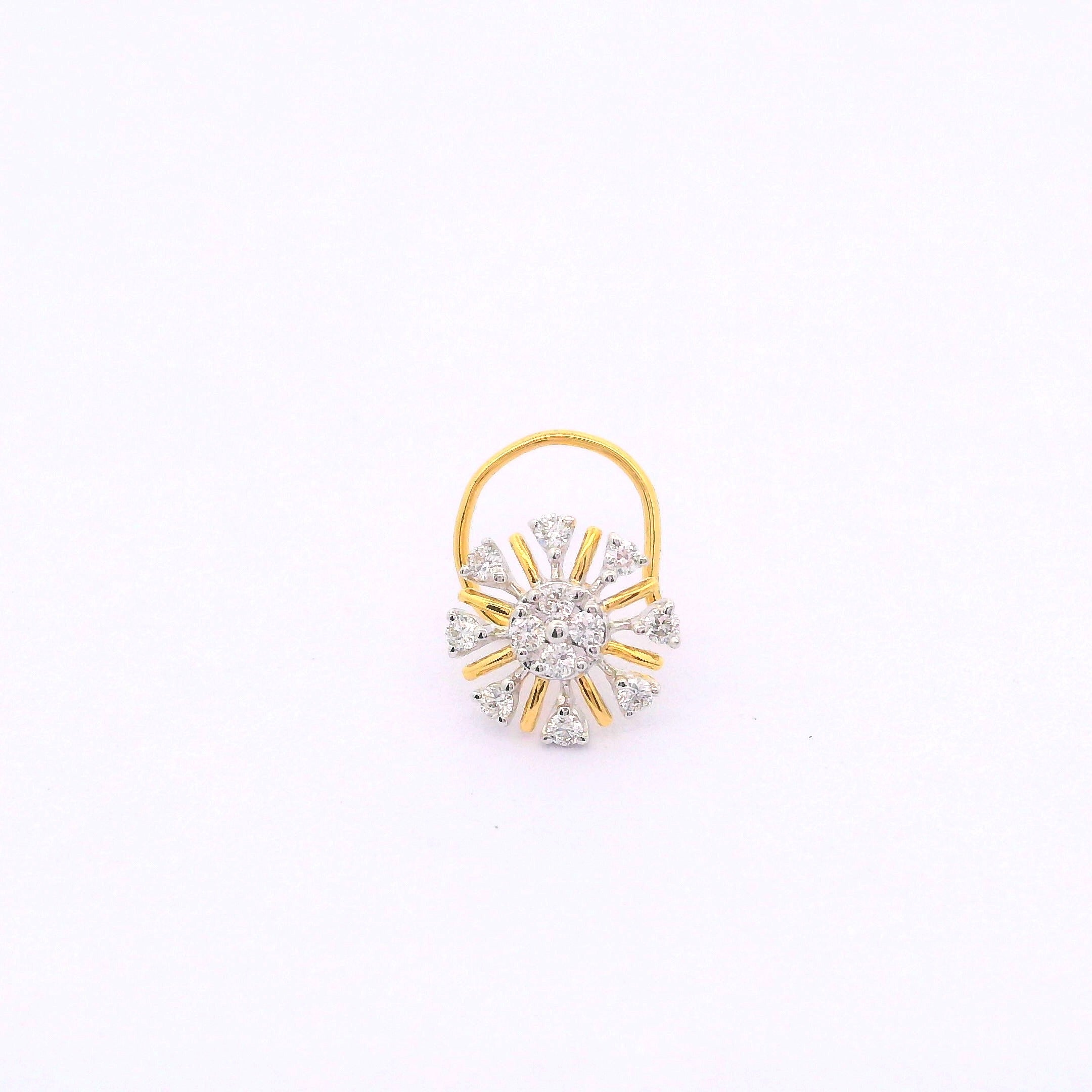 Solar Flare Lab Grown Diamond Nosepin