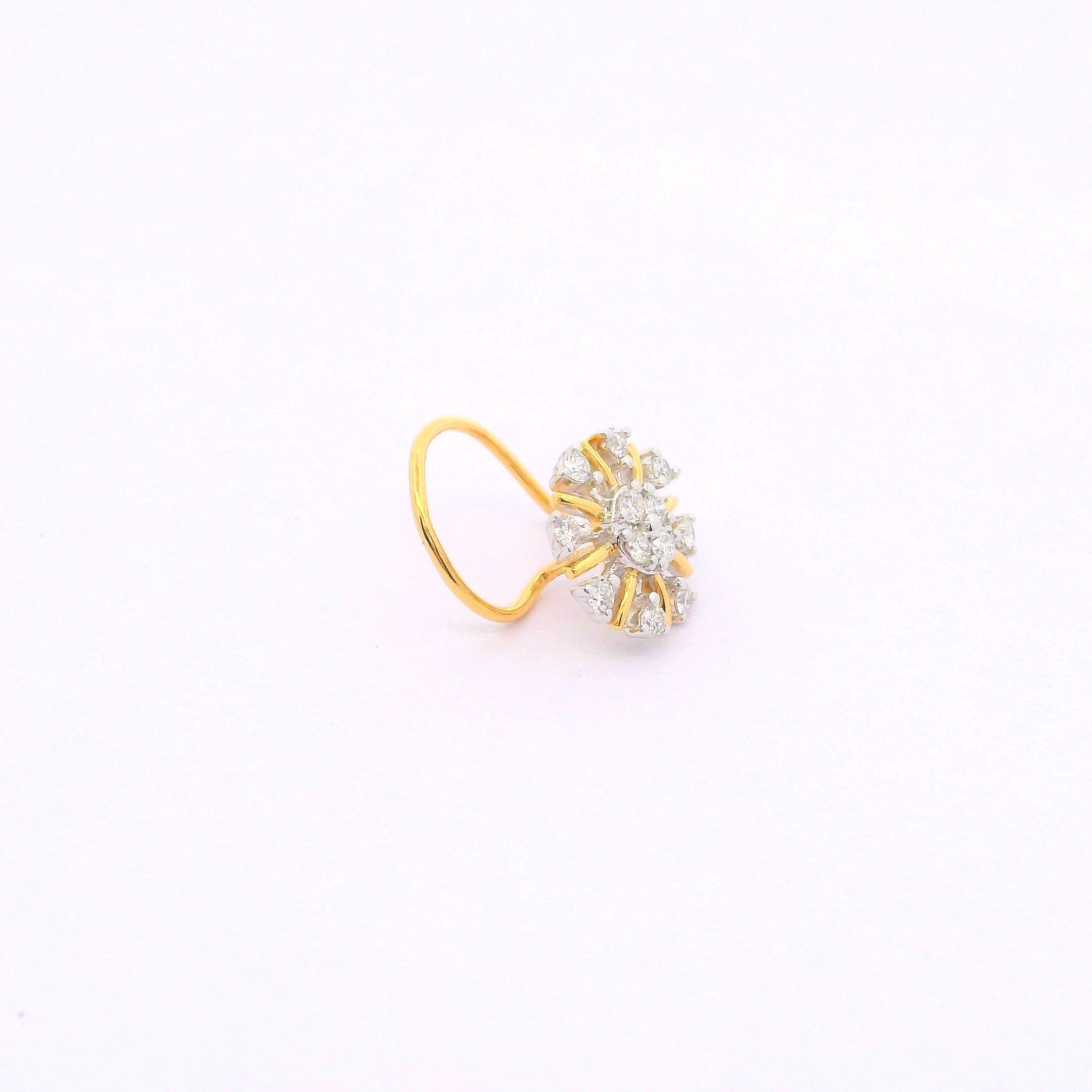 Solar Flare Lab Grown Diamond Nosepin