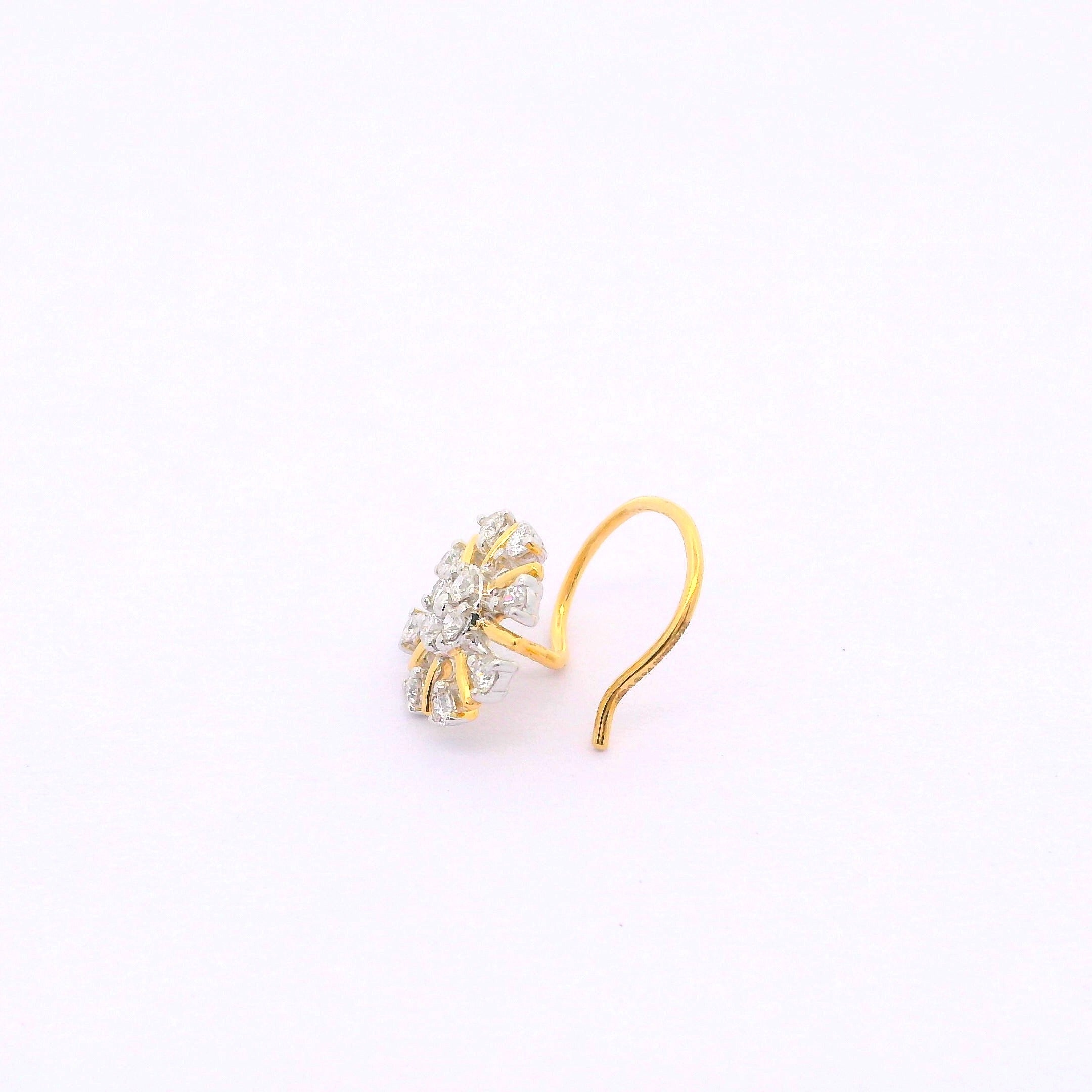 Solar Flare Lab Grown Diamond Nosepin