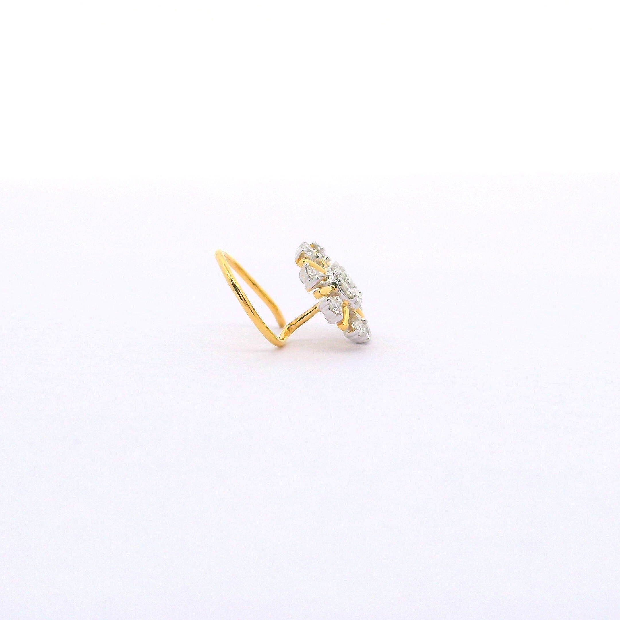 Solar Flare Lab Grown Diamond Nosepin