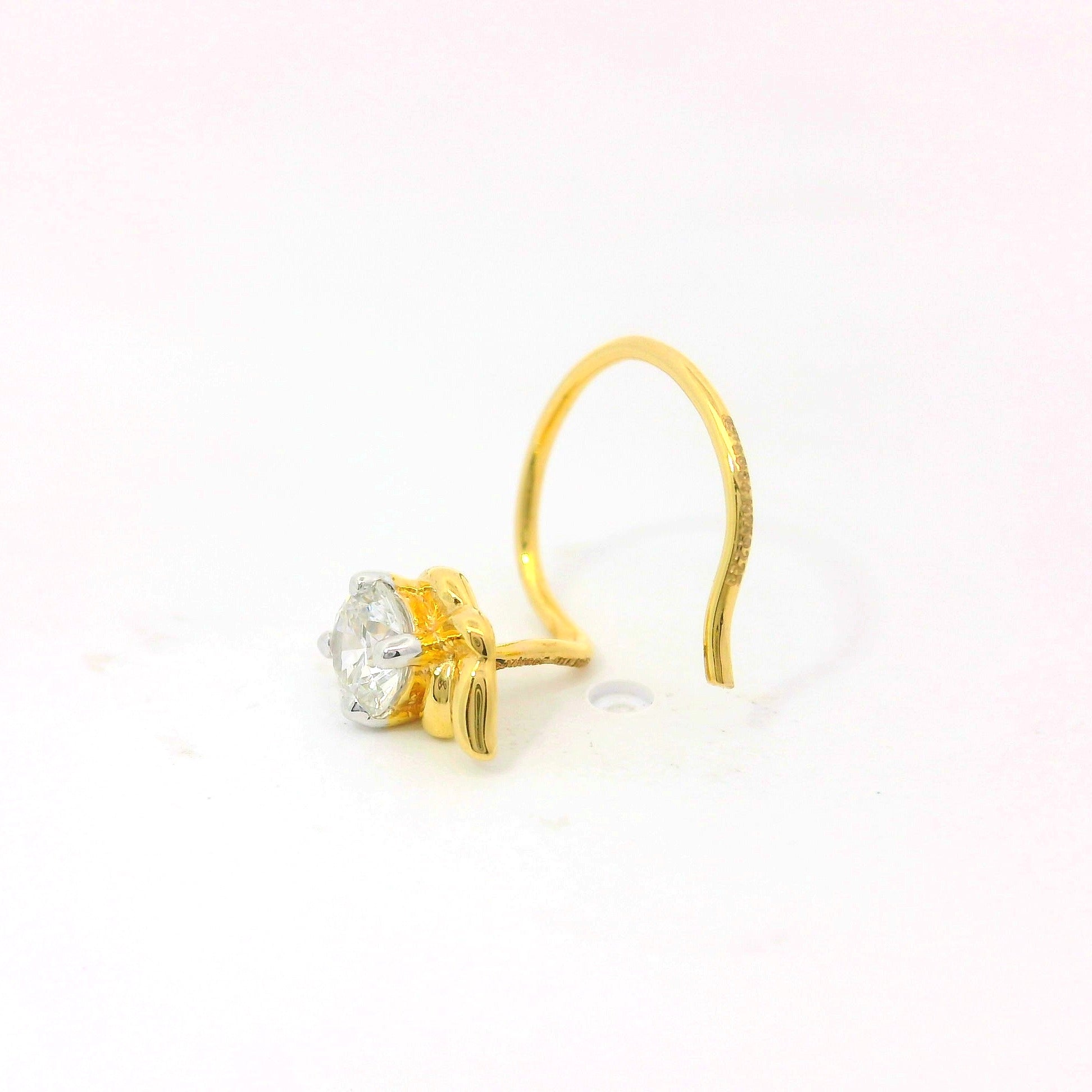 Pristine Glow Lab Grown Diamond Nosepin