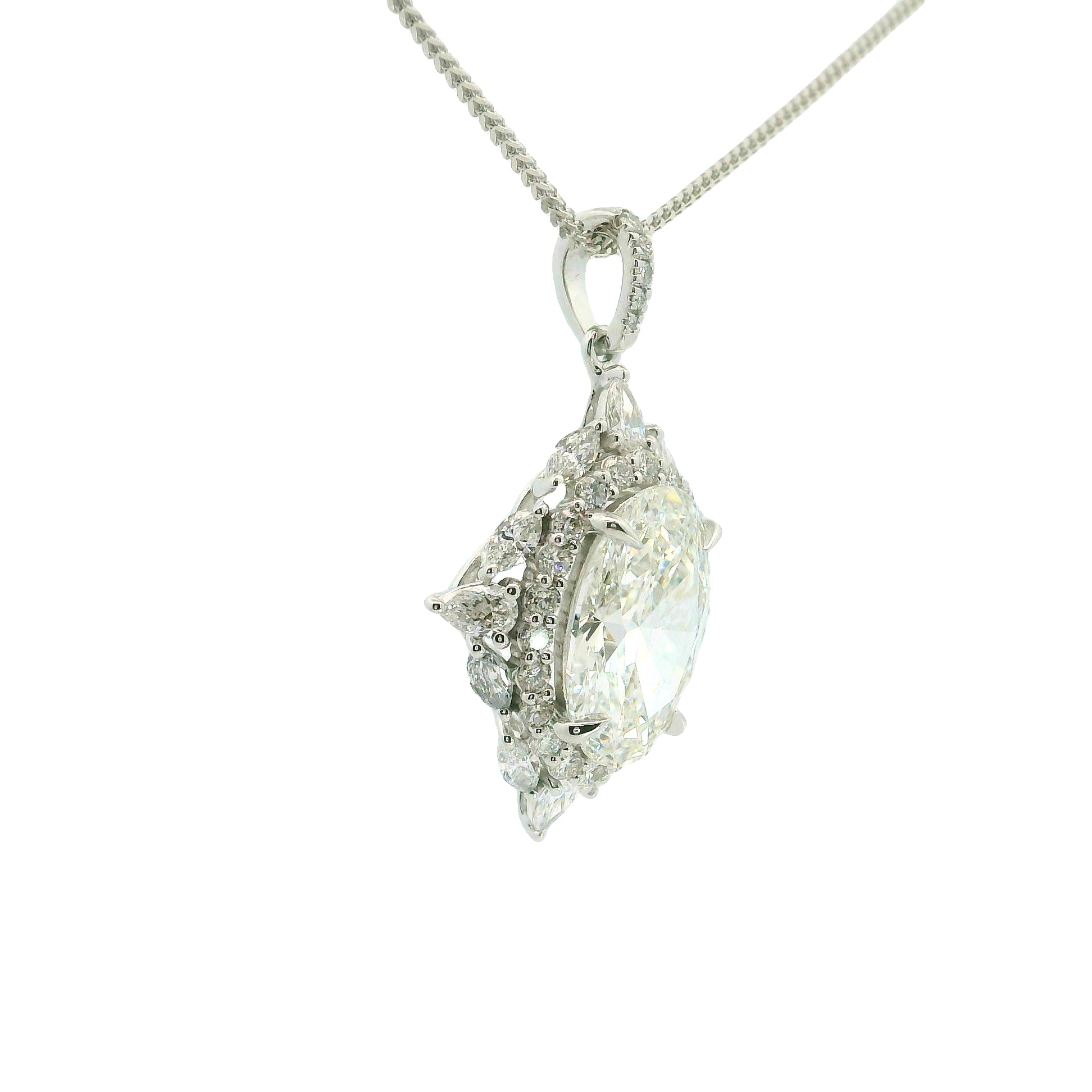 Aurelian Starburst Lab Grown Diamond Pendant