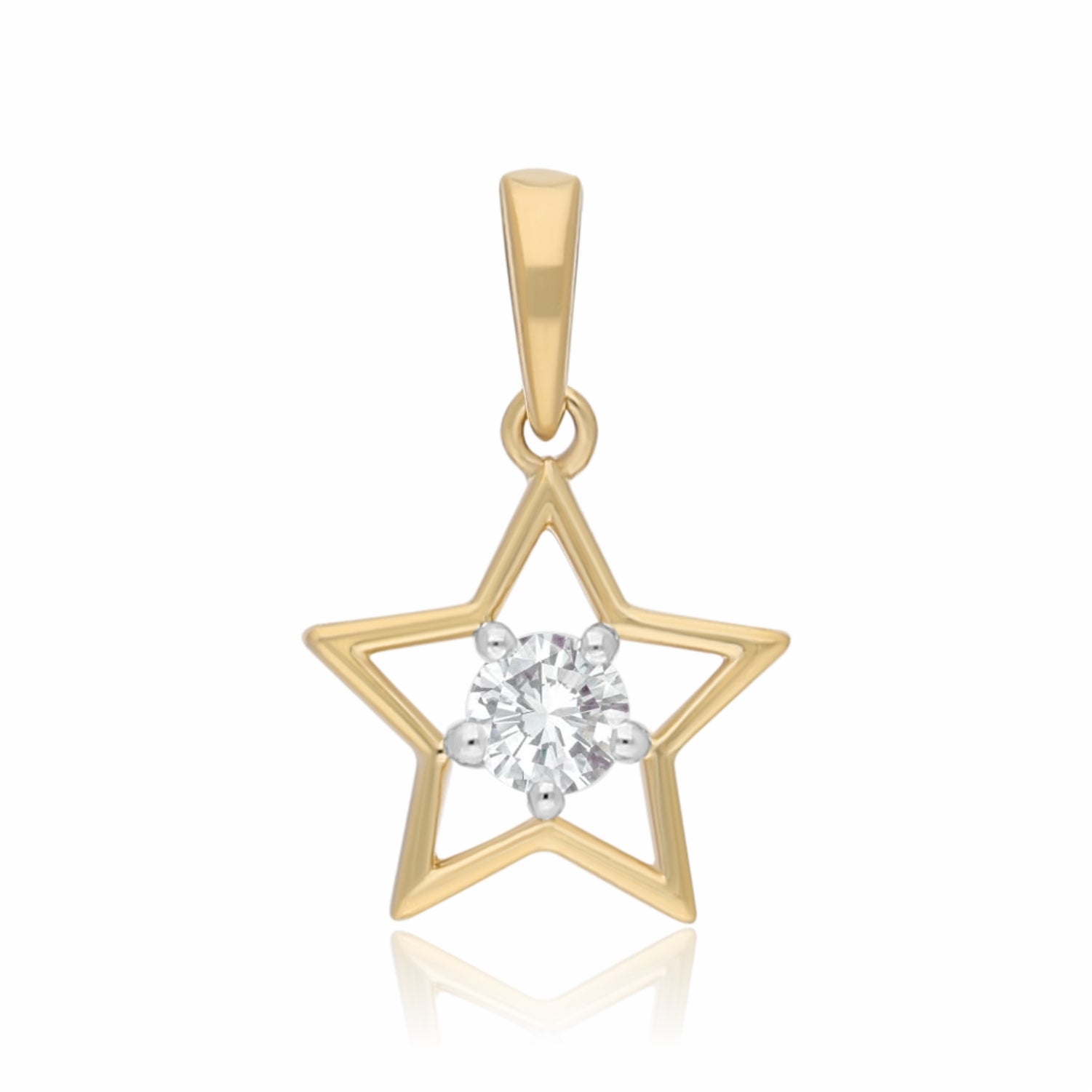 Radiant North Star Lab Grown Diamond Pendant
