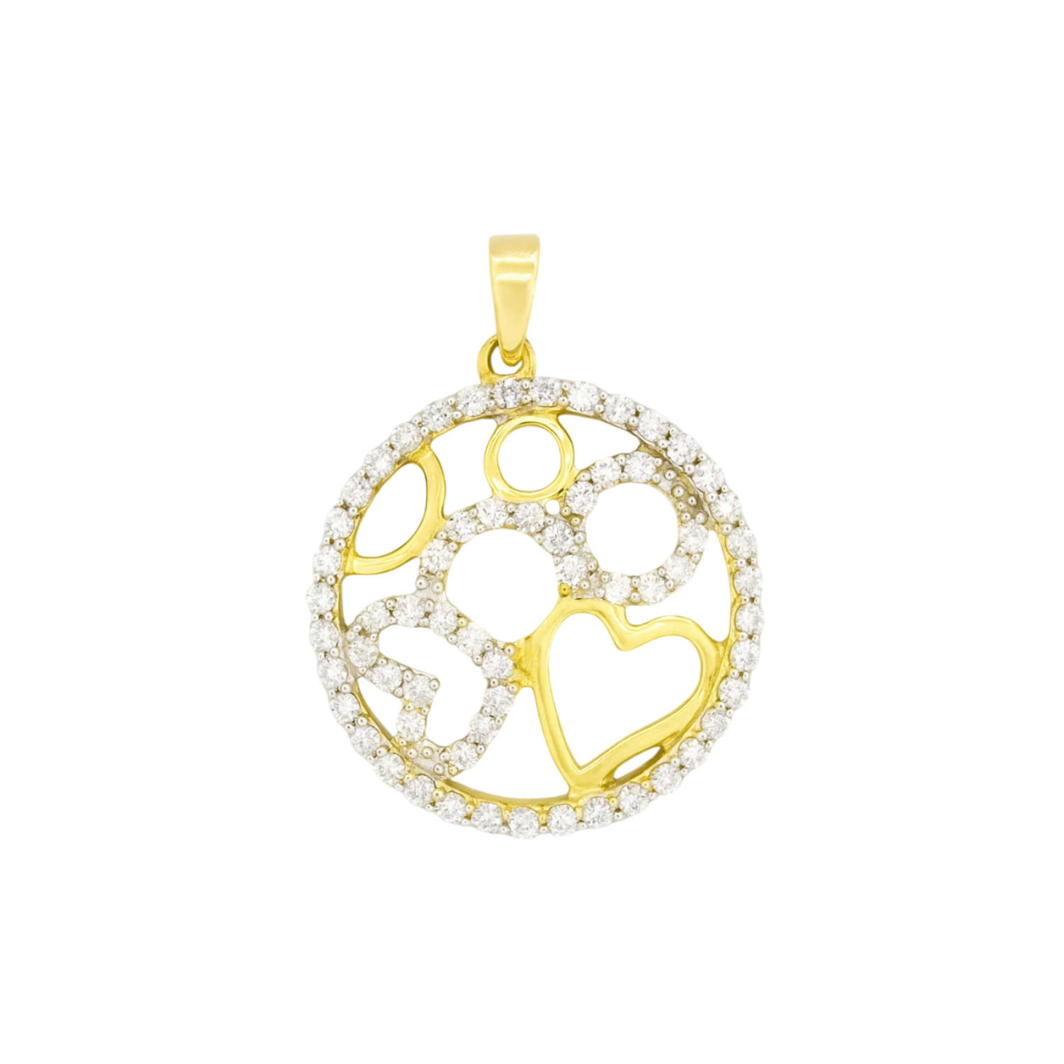 Starlit Love Sphere Lab Grown Diamond Pendant