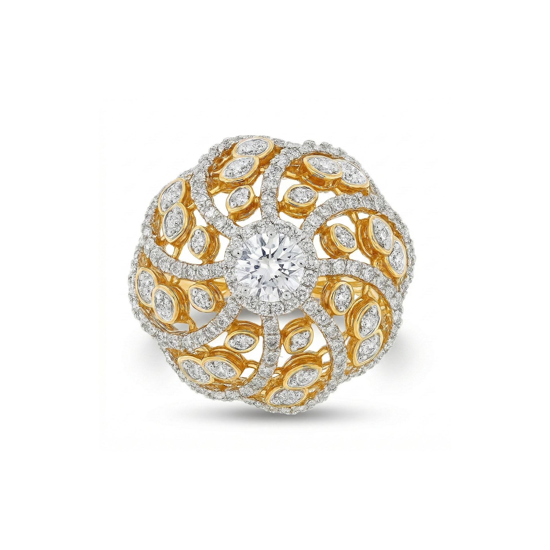 Celestial Bloom Lab Grown Diamond Ring
