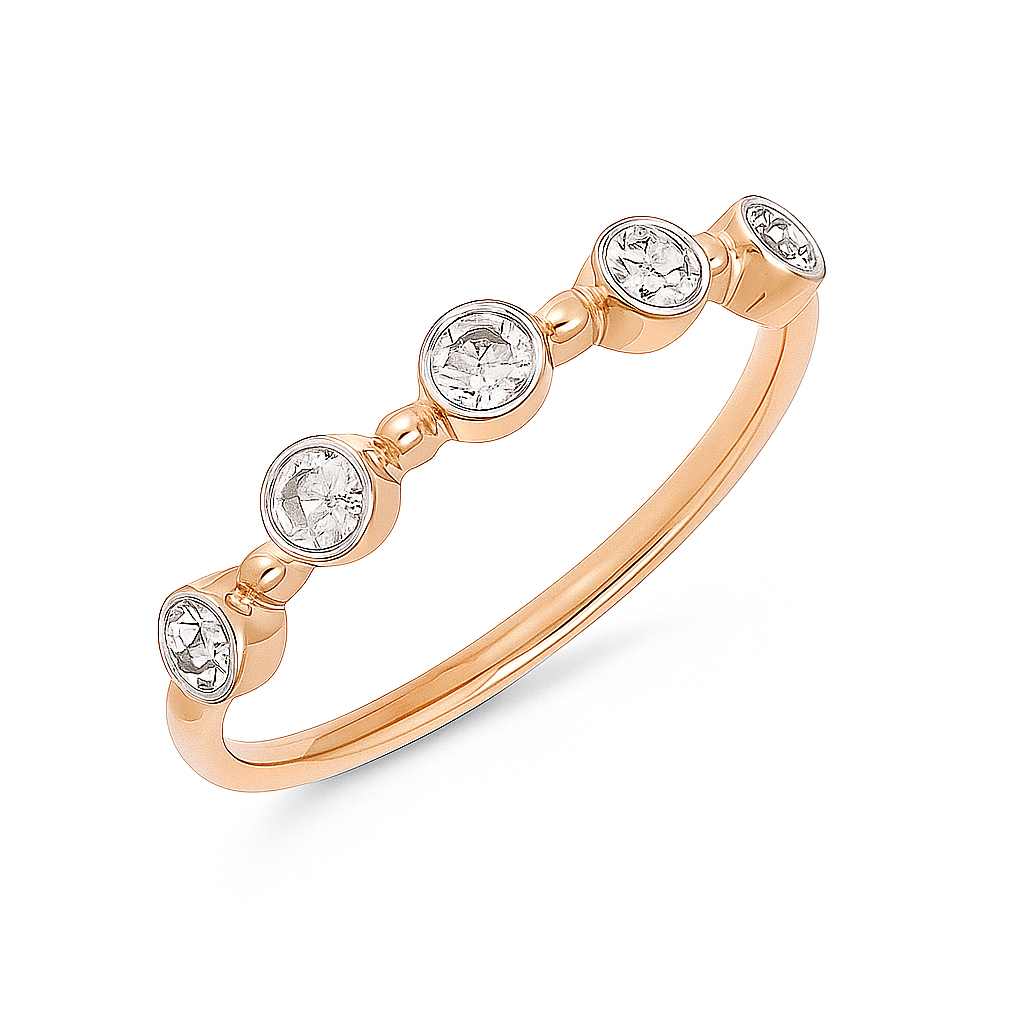 Open Bezel Set Lab Grown Diamond Ring