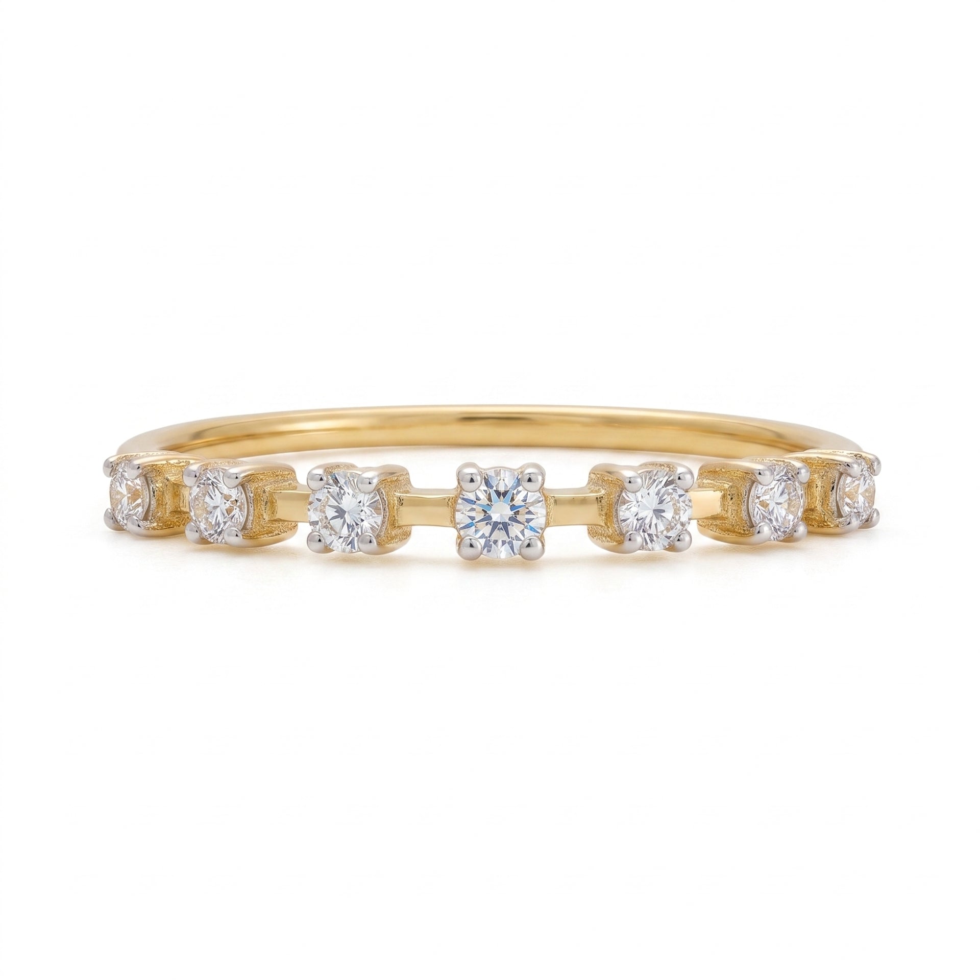 Starlight Line Lab Grown Diamond Ring