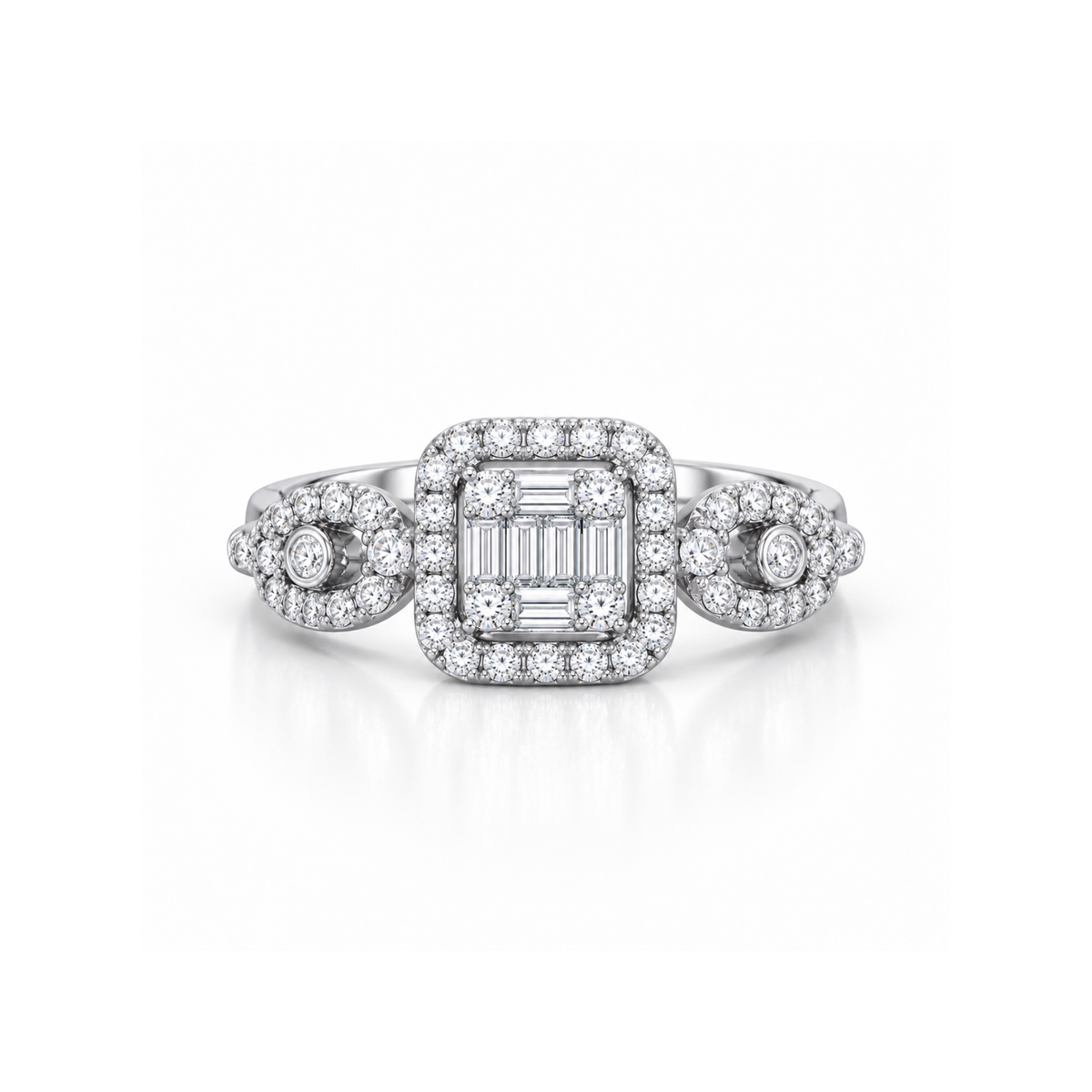 Palais Deco Lab Grown Diamond Ring