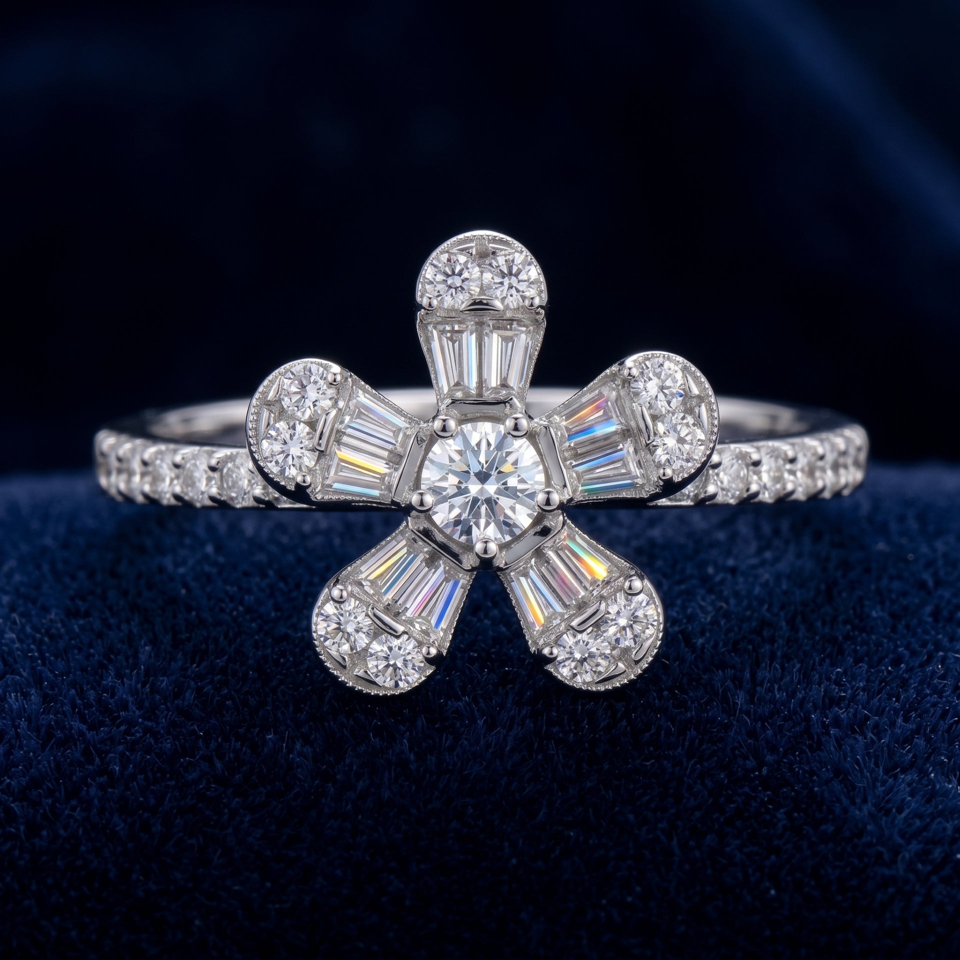 Jasmine Bloom Lab Grown Diamond Ring