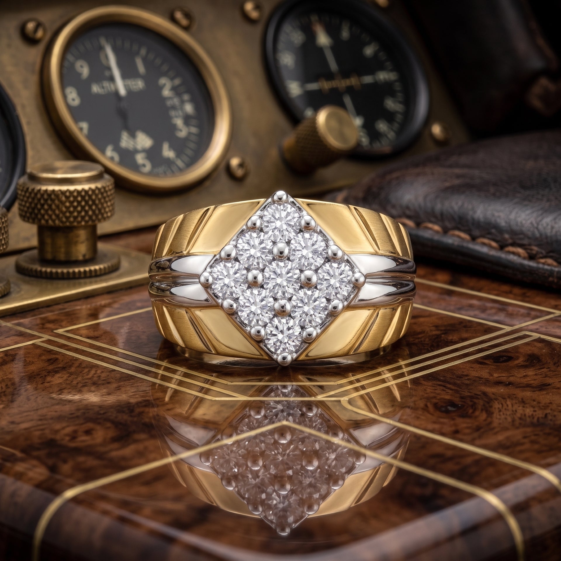 LumiQuad Lab Grown Diamond Ring