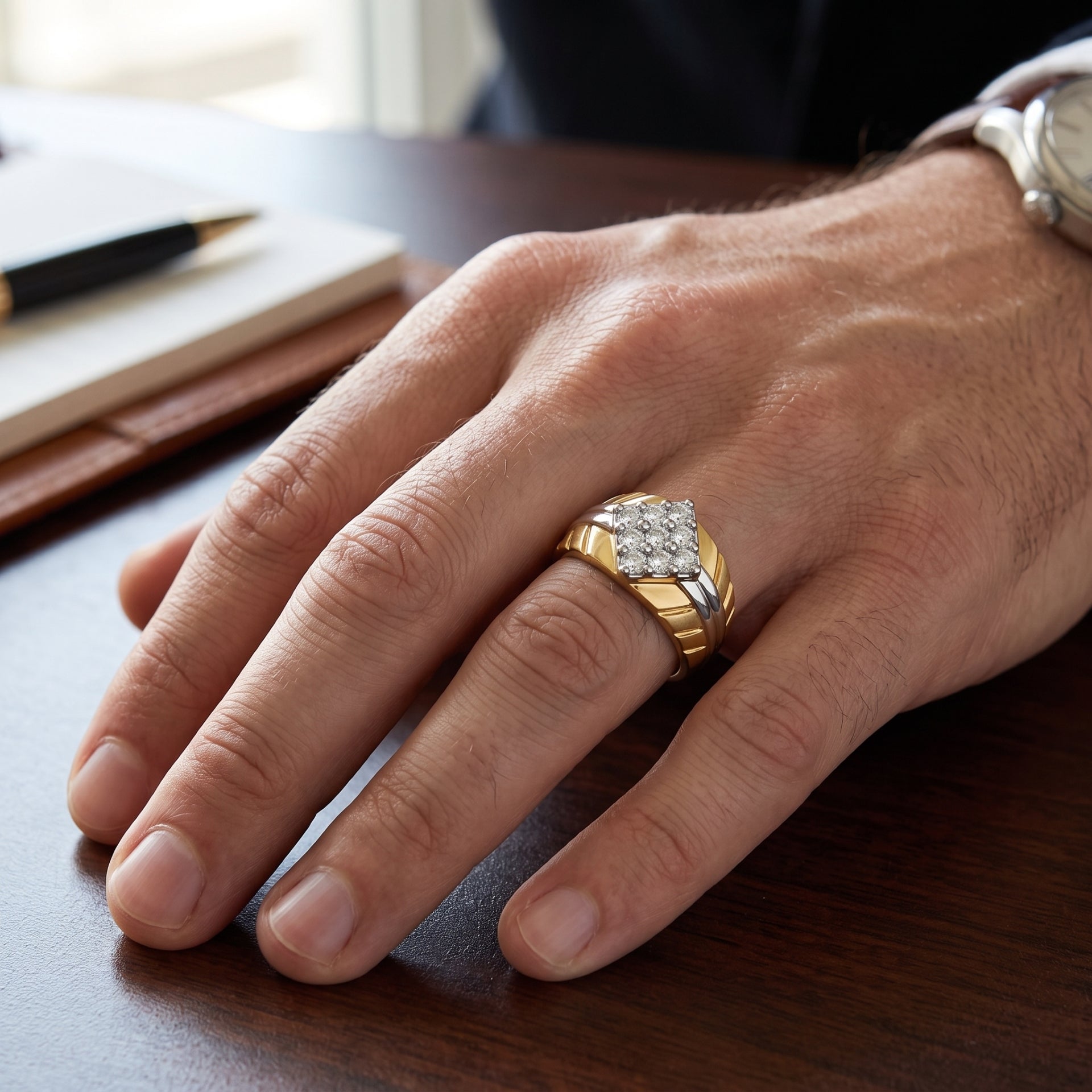 LumiQuad Lab Grown Diamond Ring