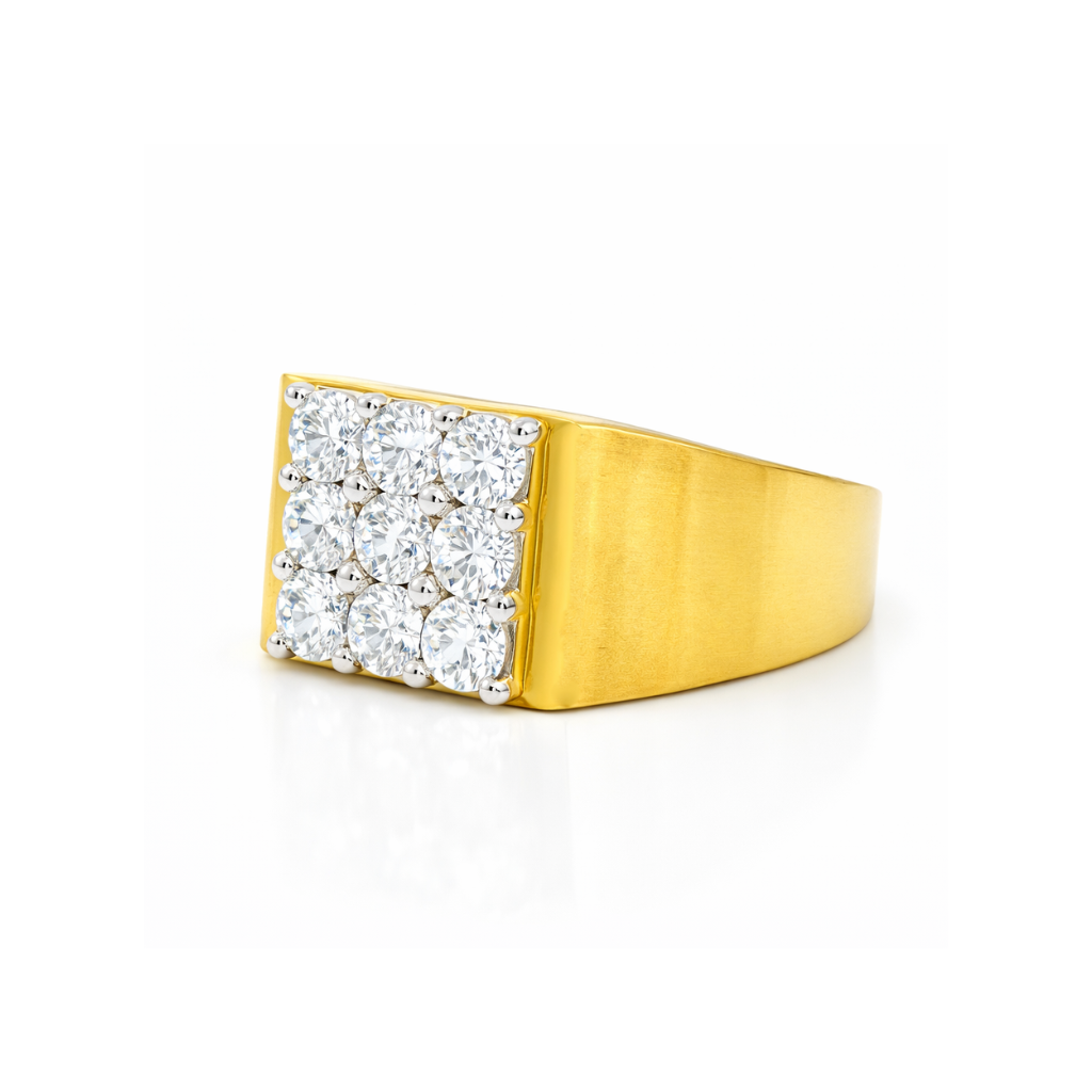 Golden Matrix Lab Grown Diamond Ring