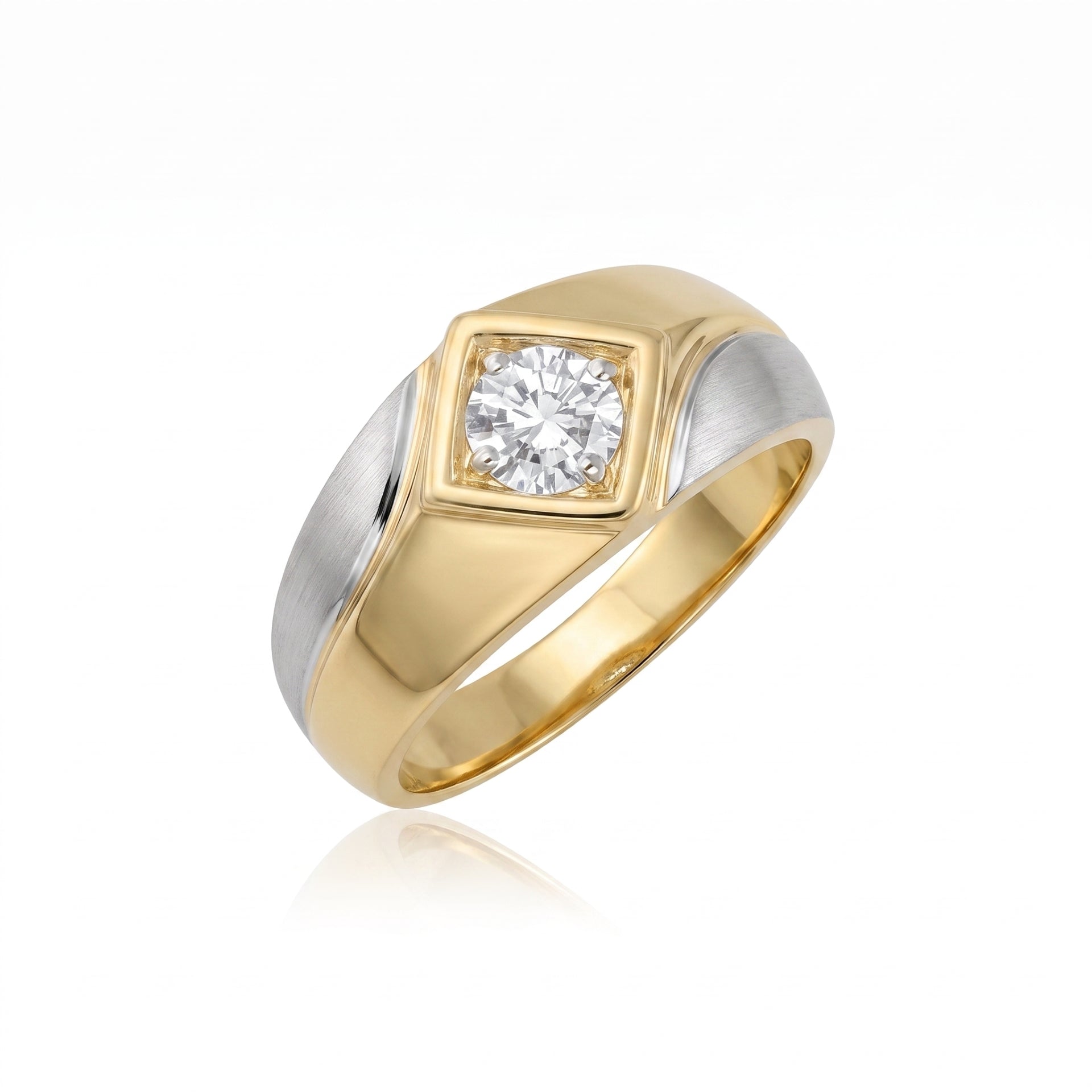 Golden Core Lab Grown Diamond Ring