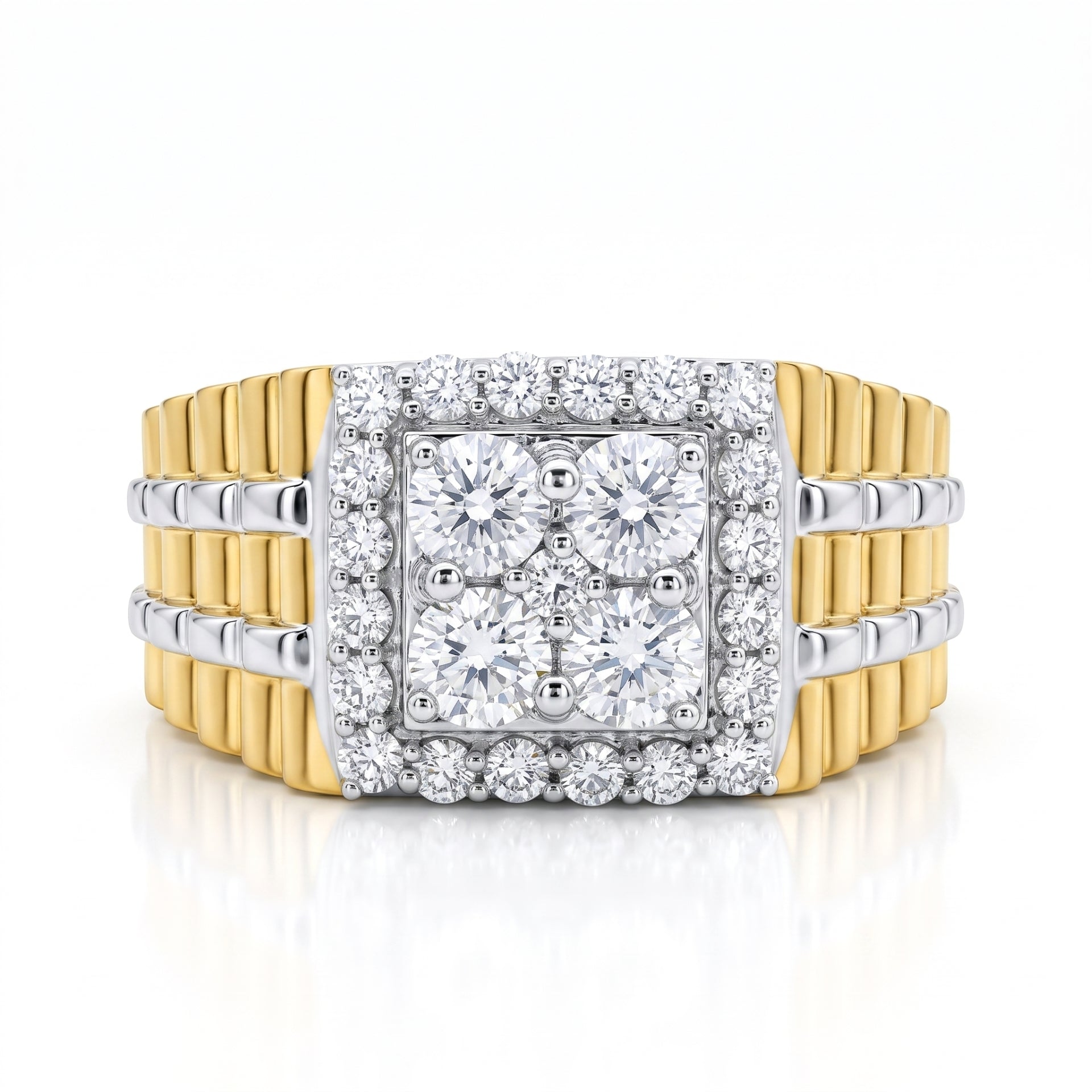 Radiant Matrix Lab Grown Diamond Ring