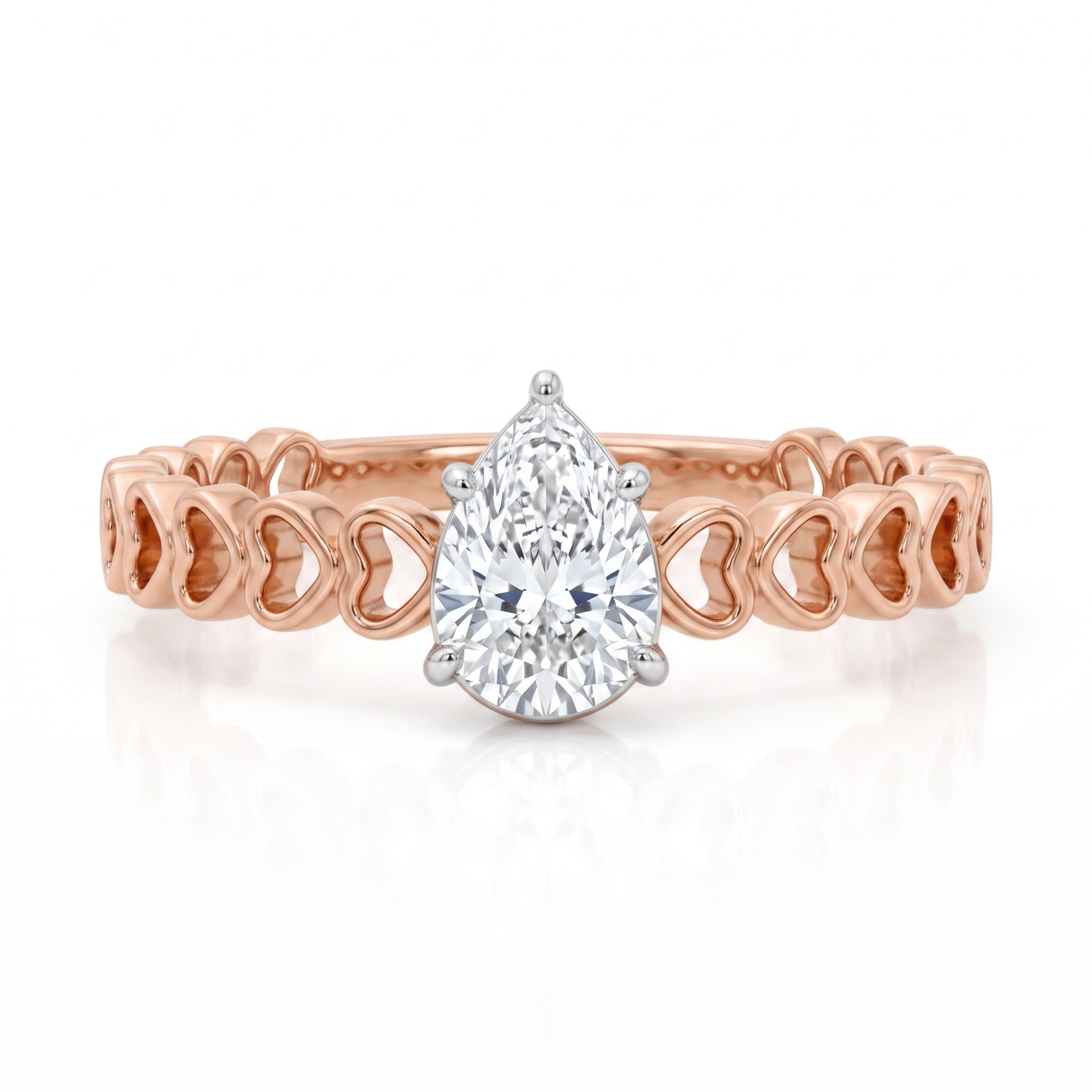 Heritage Heart Lab Grown Diamond Ring