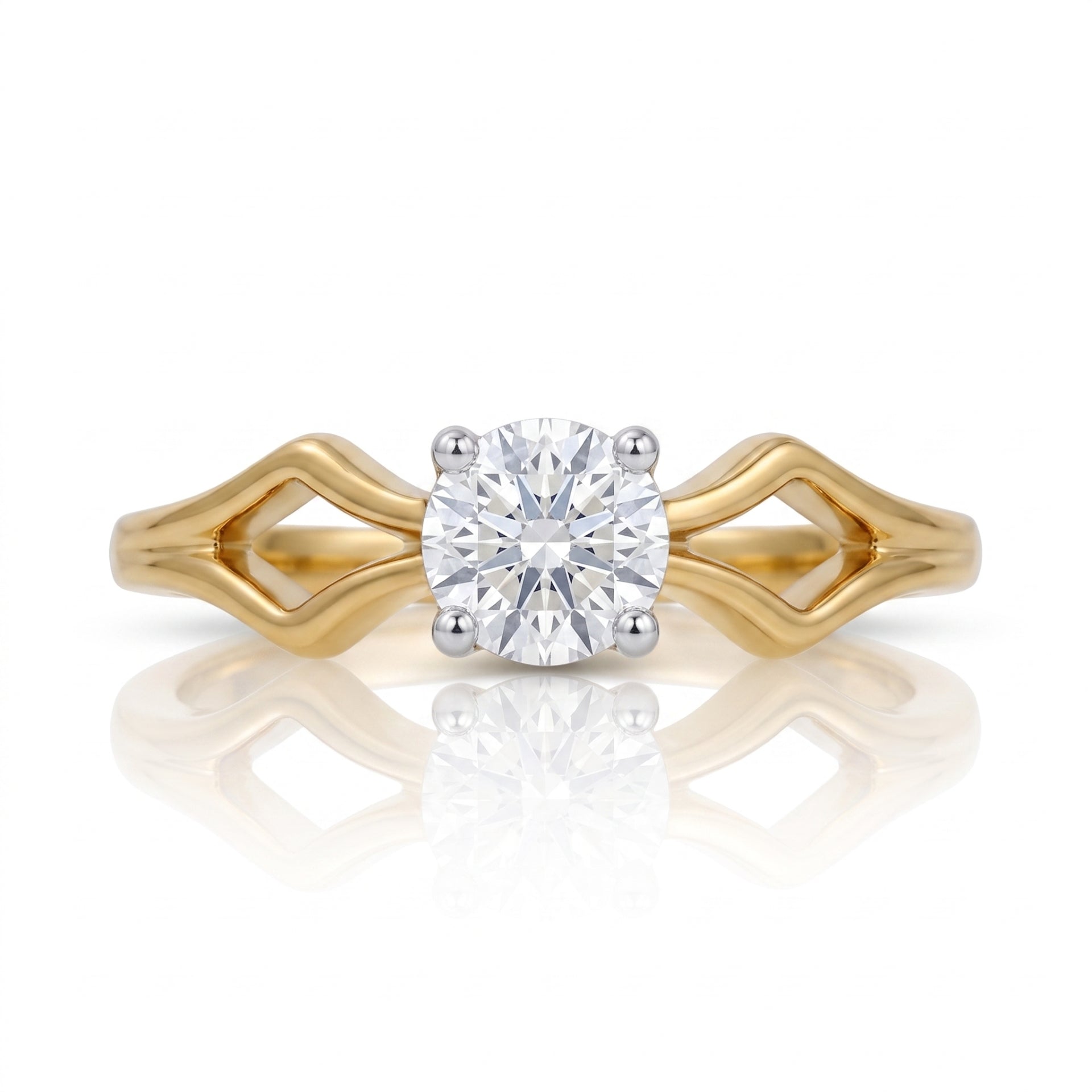 Parallel Signet Lab Grown Diamond Ring