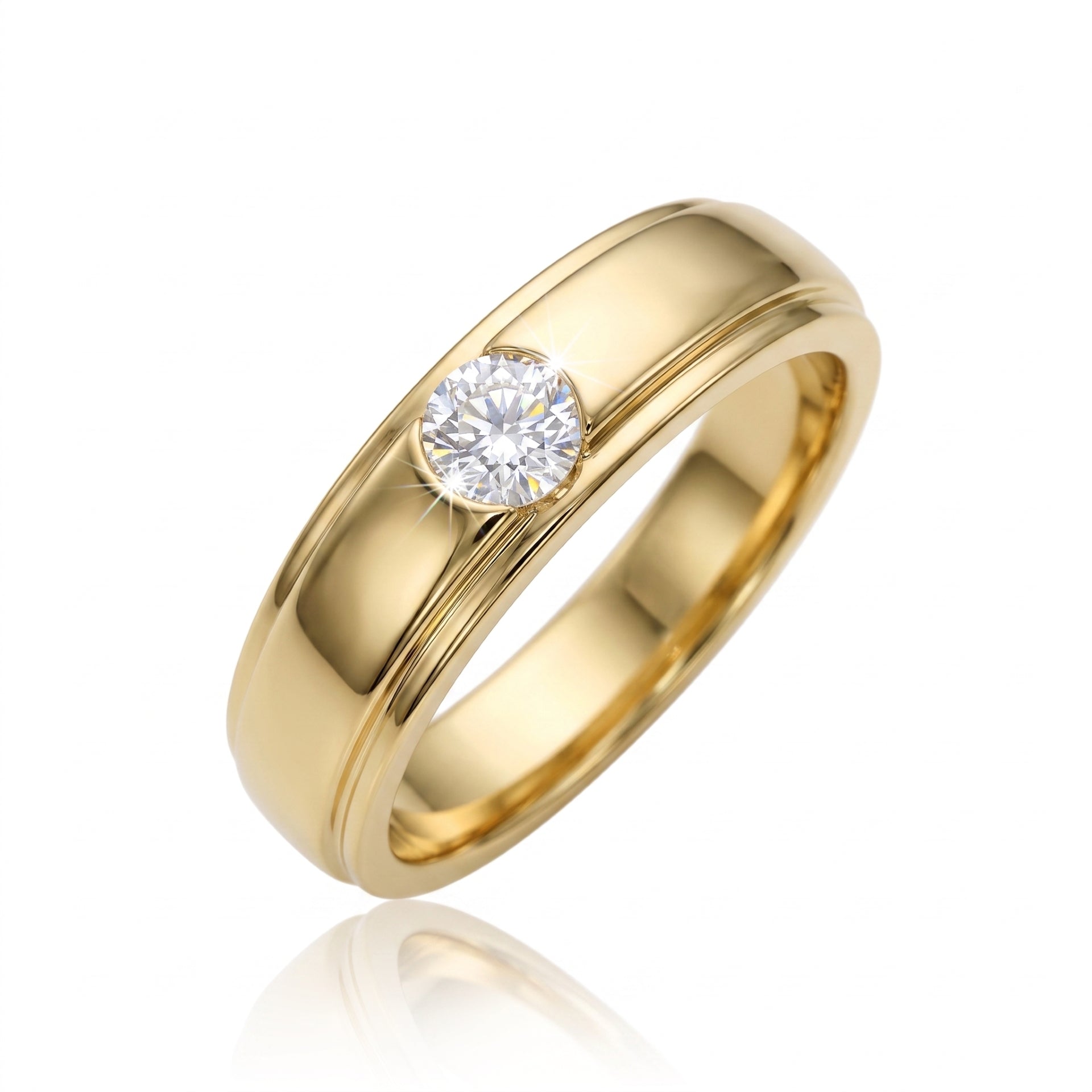 Essential Men’s Lab Grown Diamond Ring