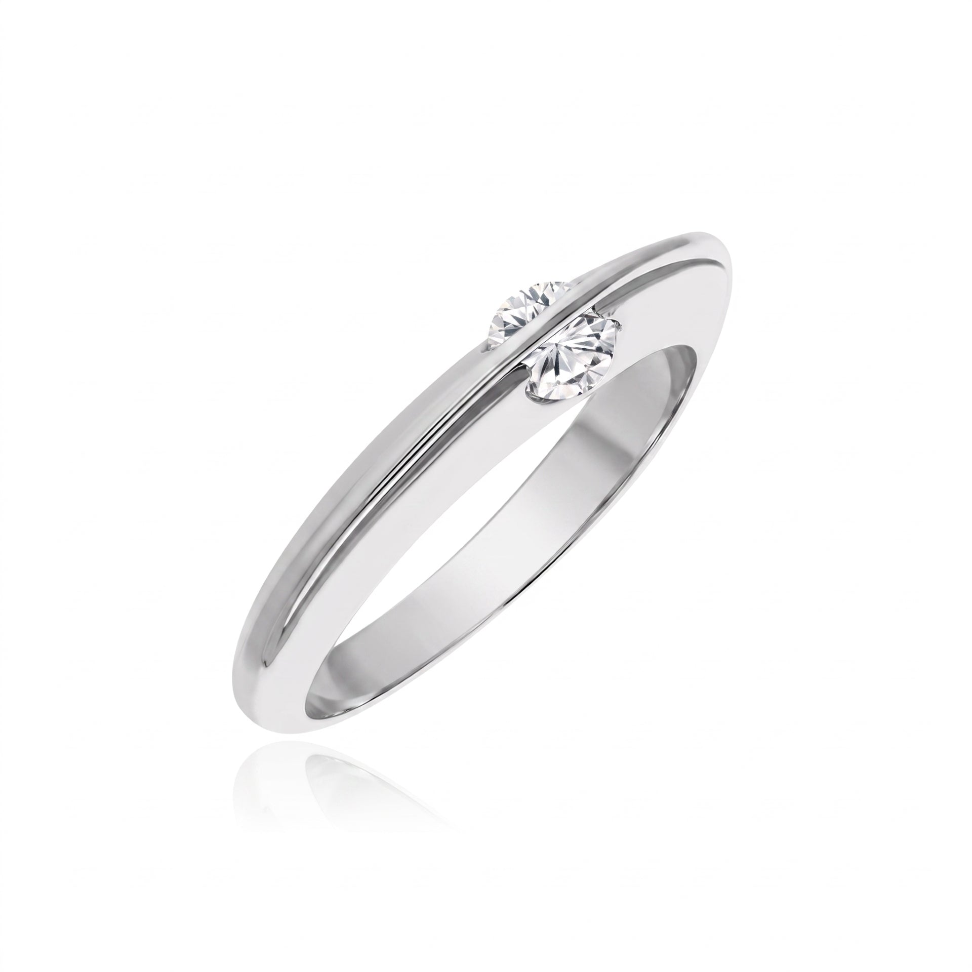 Sleek Horizon Lab Grown Diamond Ring