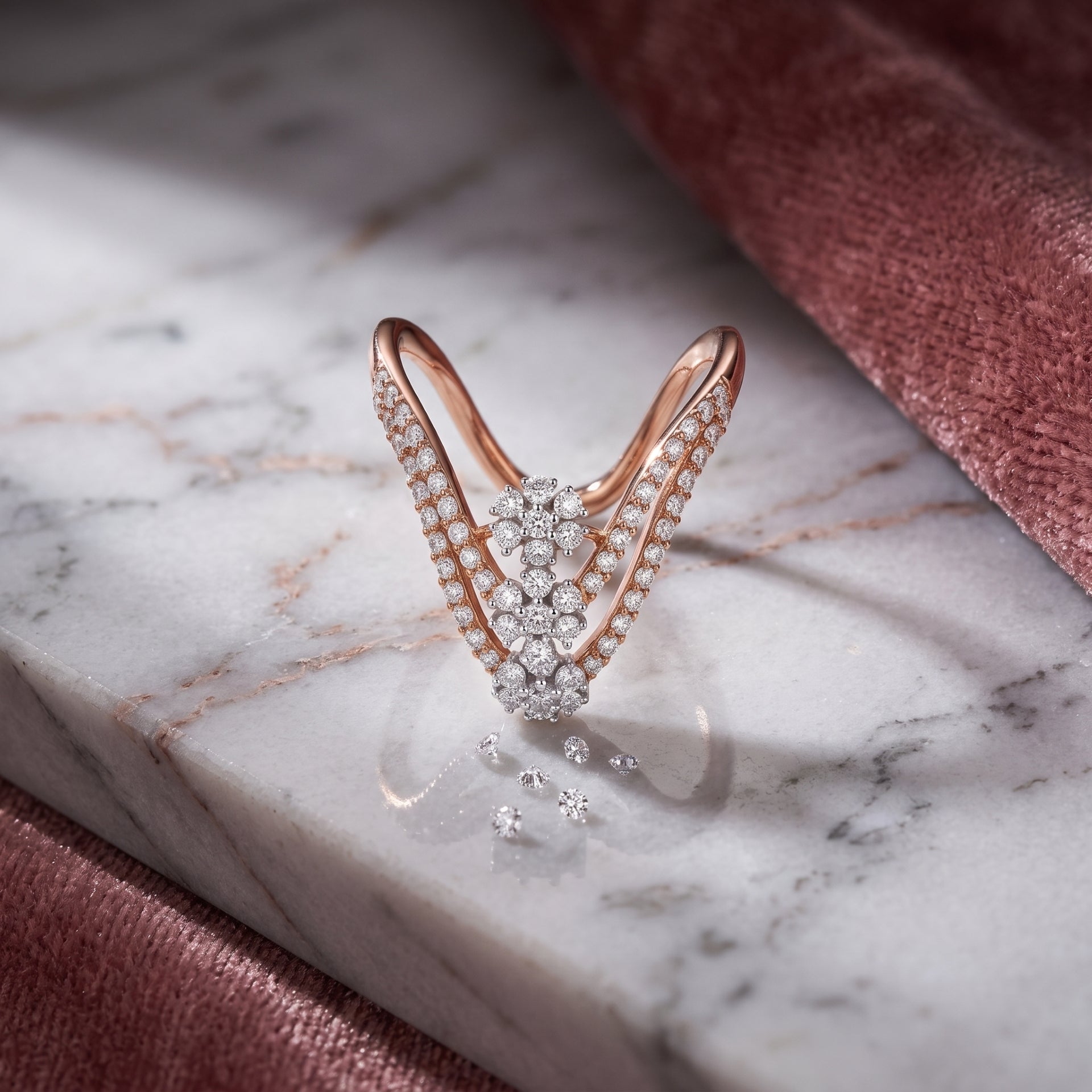 Radiant Garland Lab Grown Diamond Ring