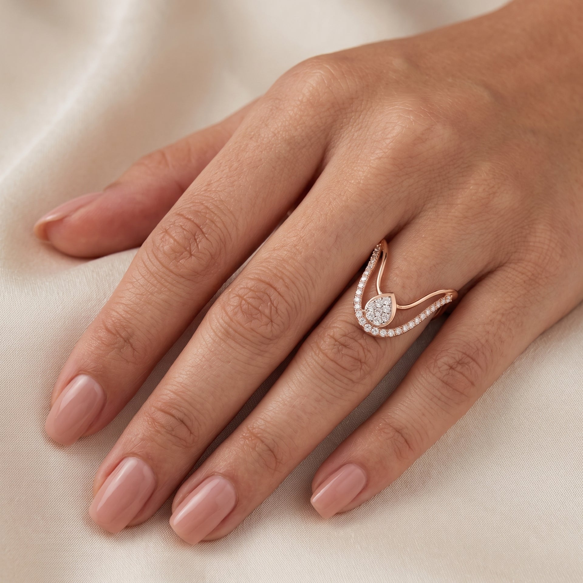Willow Wing Lab Grown Diamond Ring