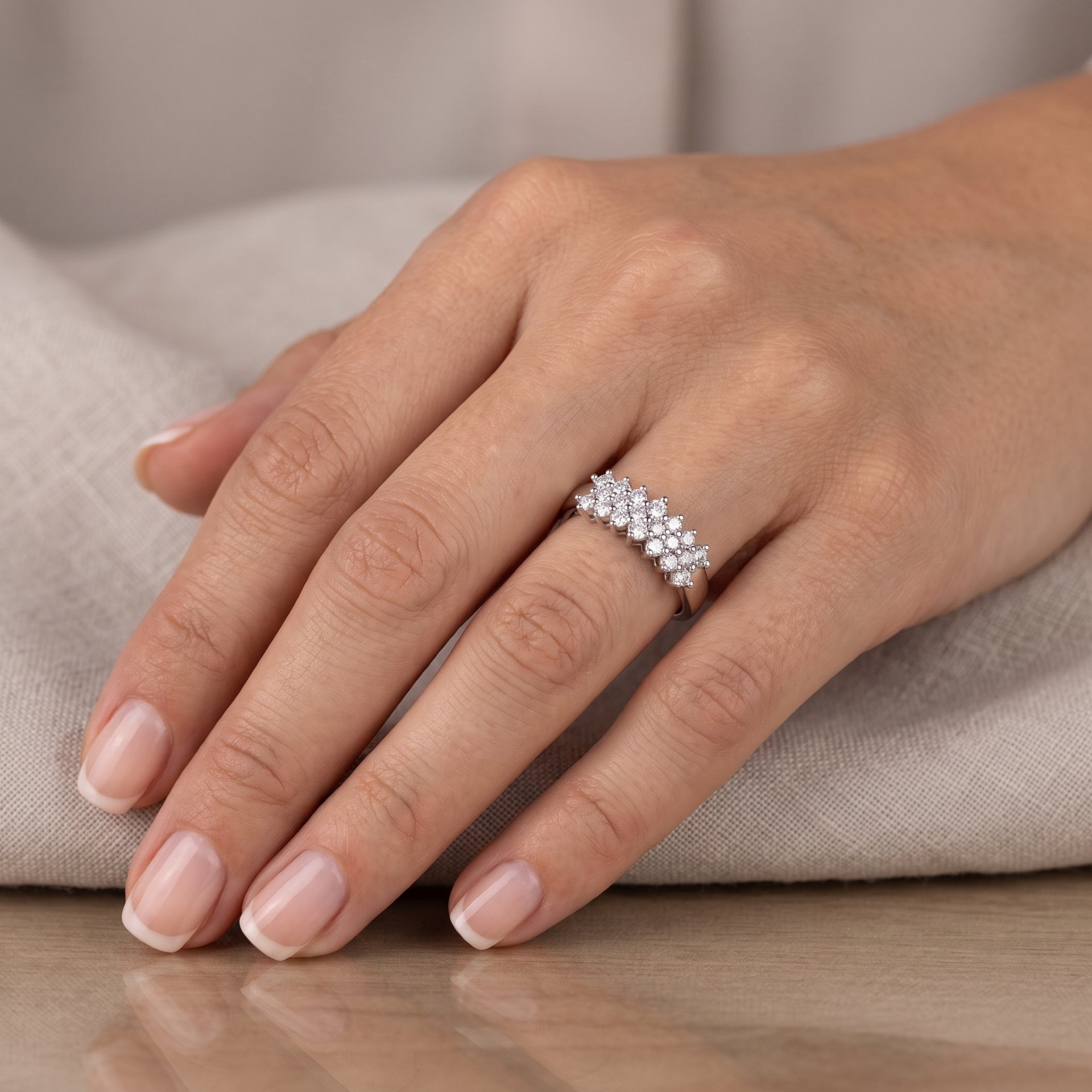 Glacial Drift Lab Grown Diamond Ring