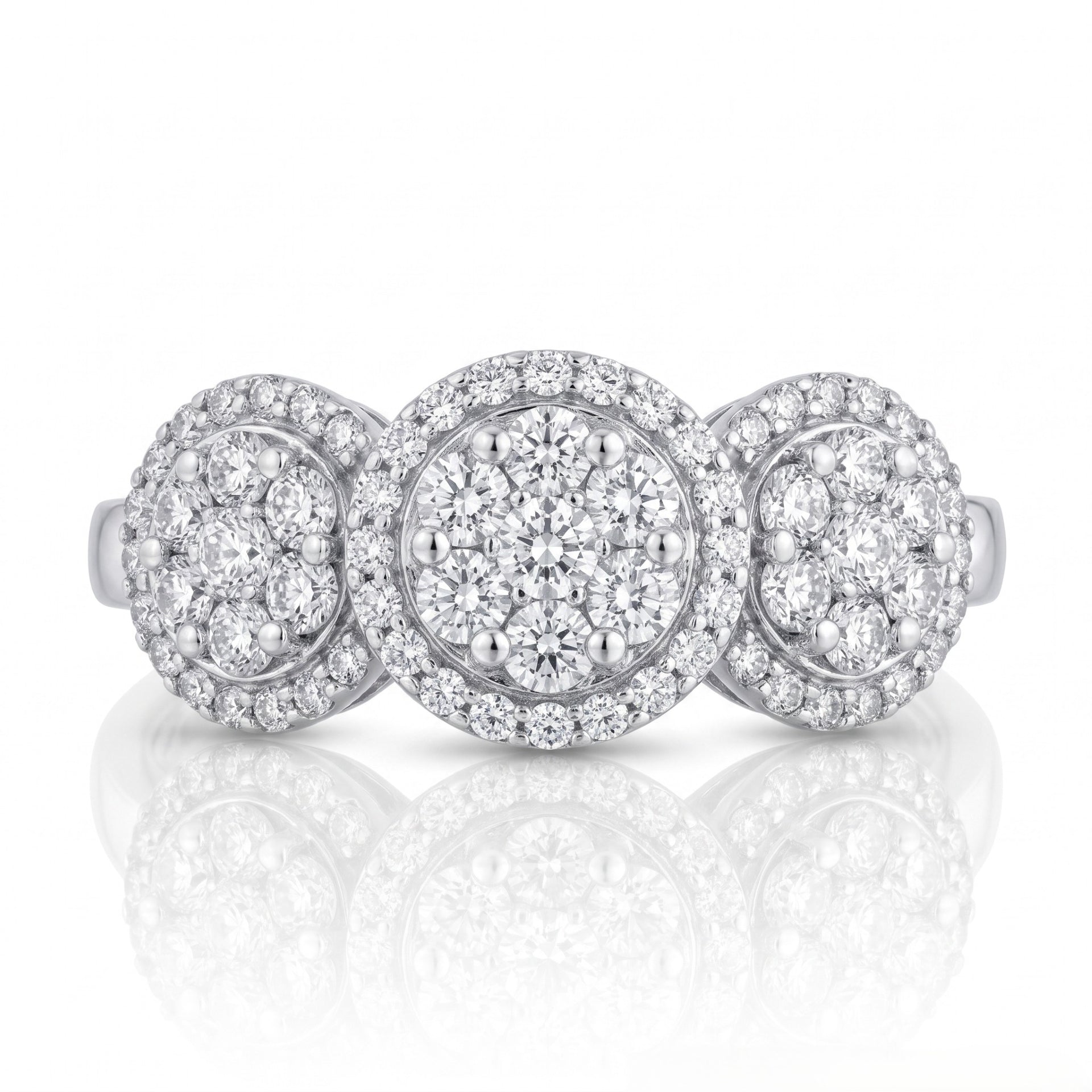Milestone Trio Lab Grown Diamond Ring