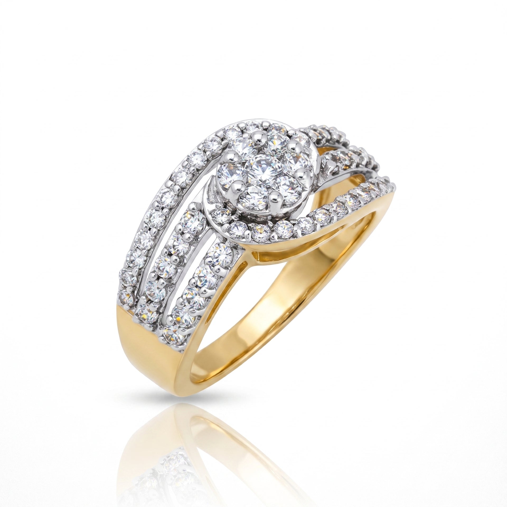 Twinkling Trails Lab Grown Diamond Ring