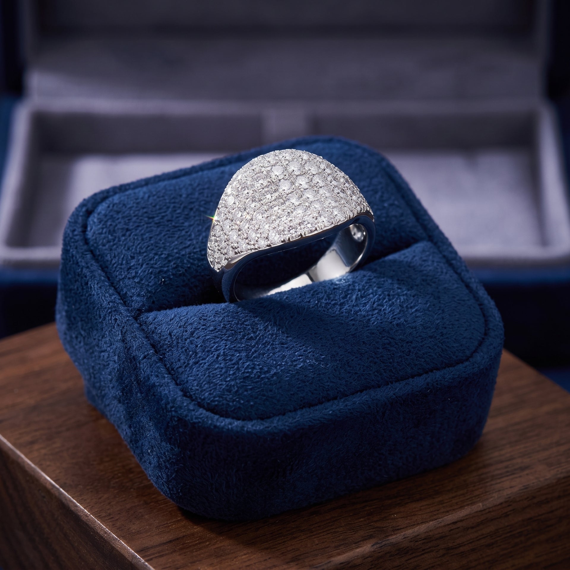 Glamora Cluster Lab Grown Diamond Ring