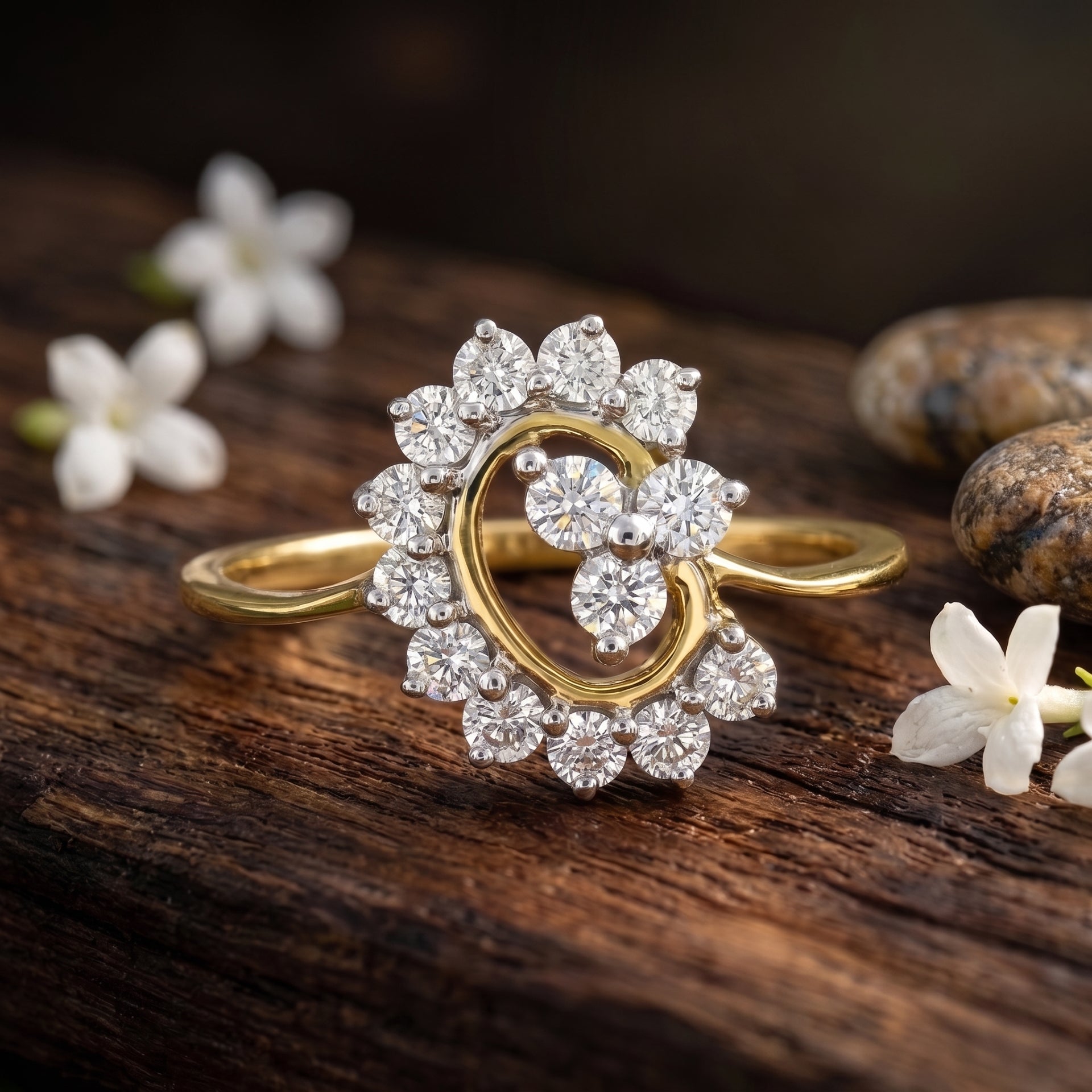 Serendipity Swirl Lab Grown Diamond Ring
