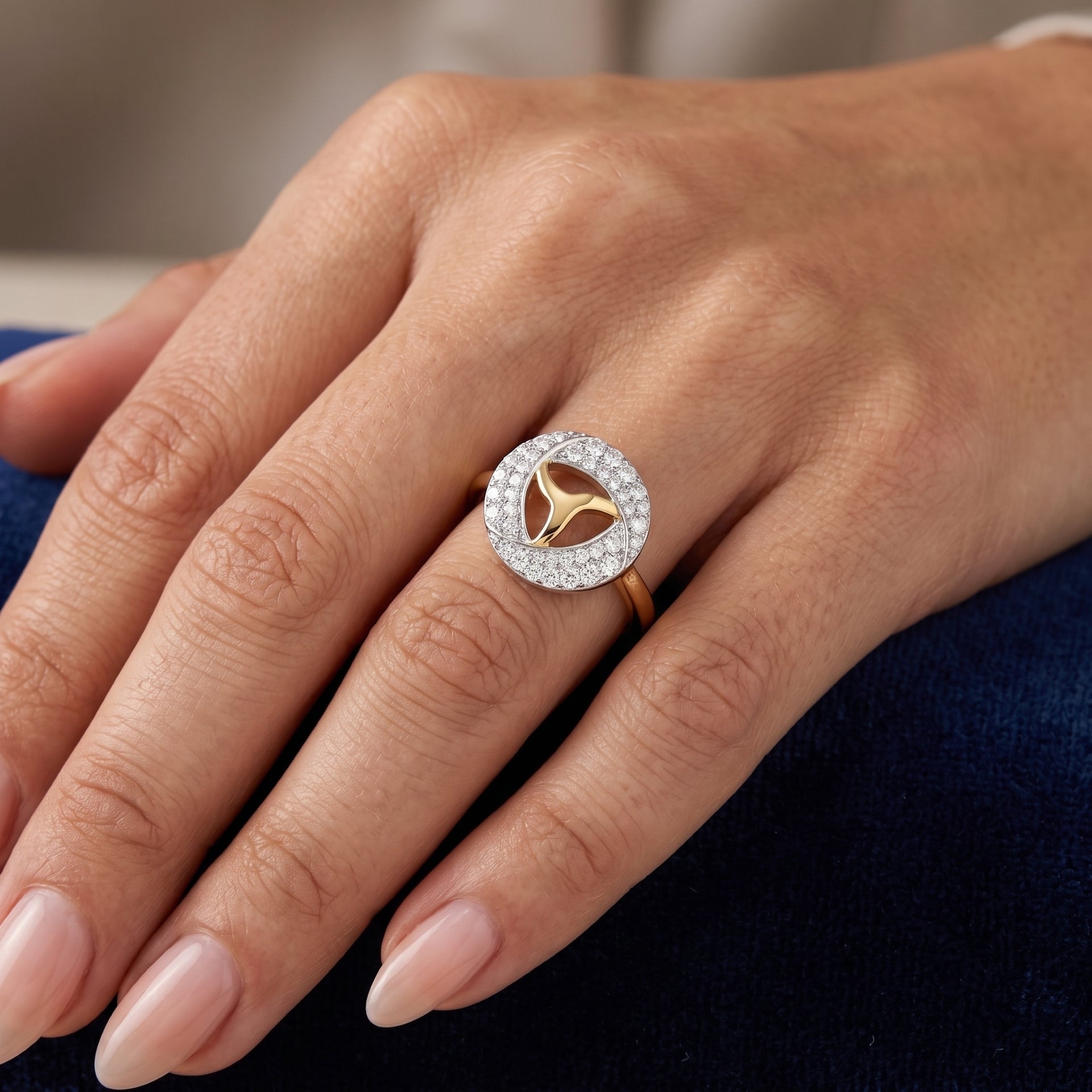 Propeller Lab Grown Diamond Ring