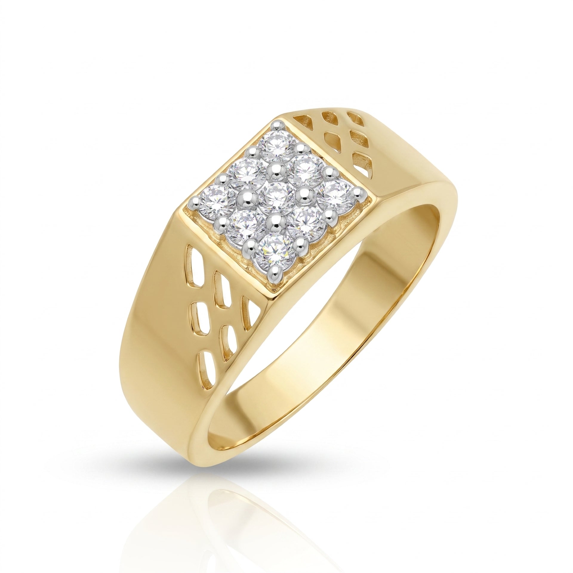 Prestige Net Cluster Lab Grown Diamond Ring