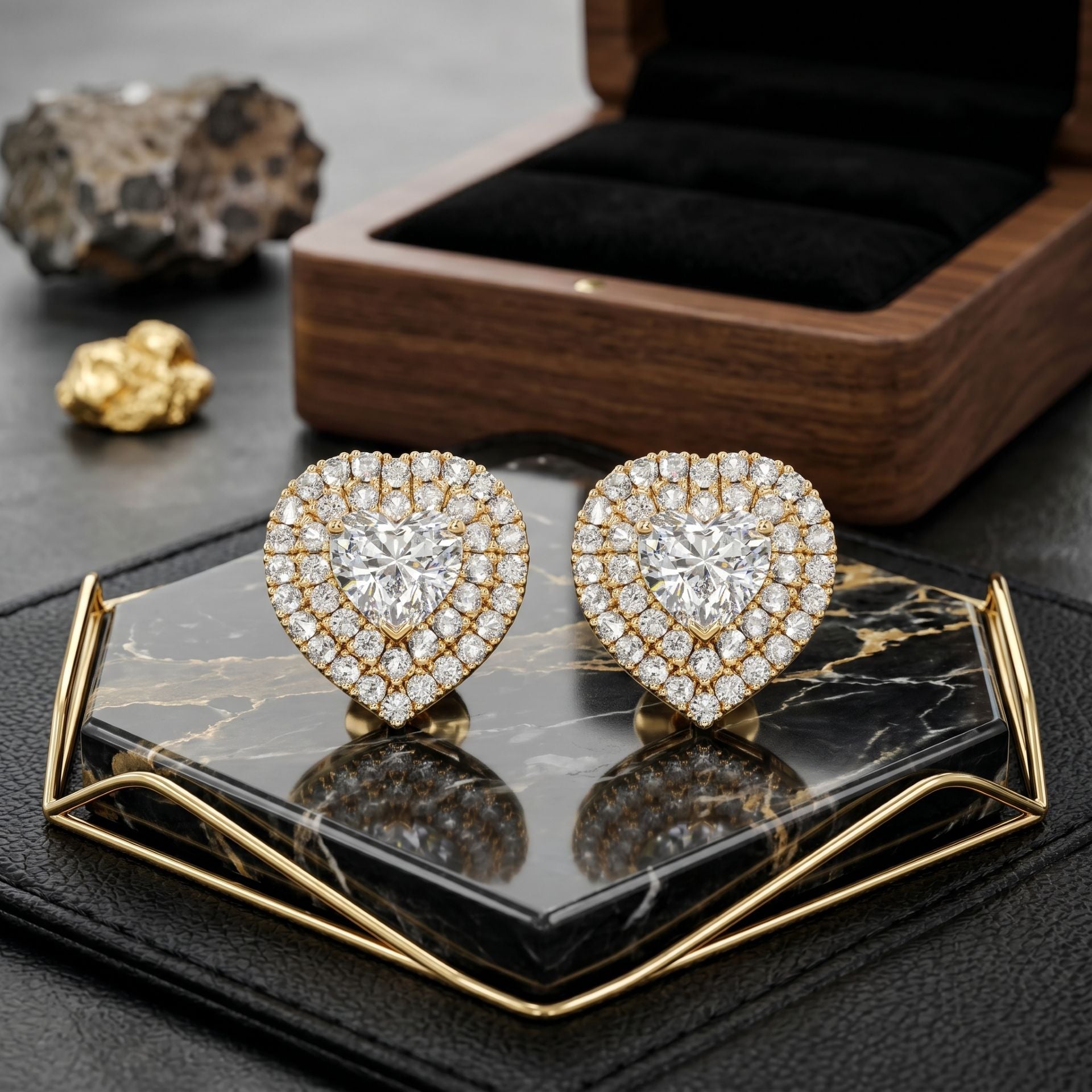 Enchanted Affection Solitaire Lab Grown Diamond Earrings