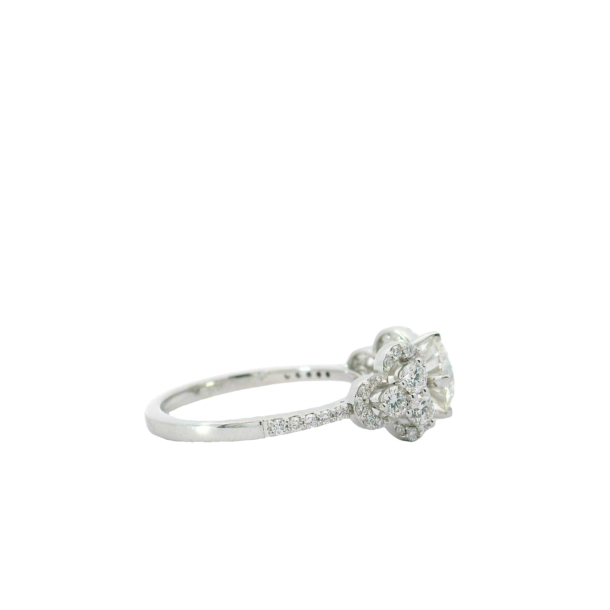 Trilogy Bloom Solitaire Lab Grown Diamond Ring