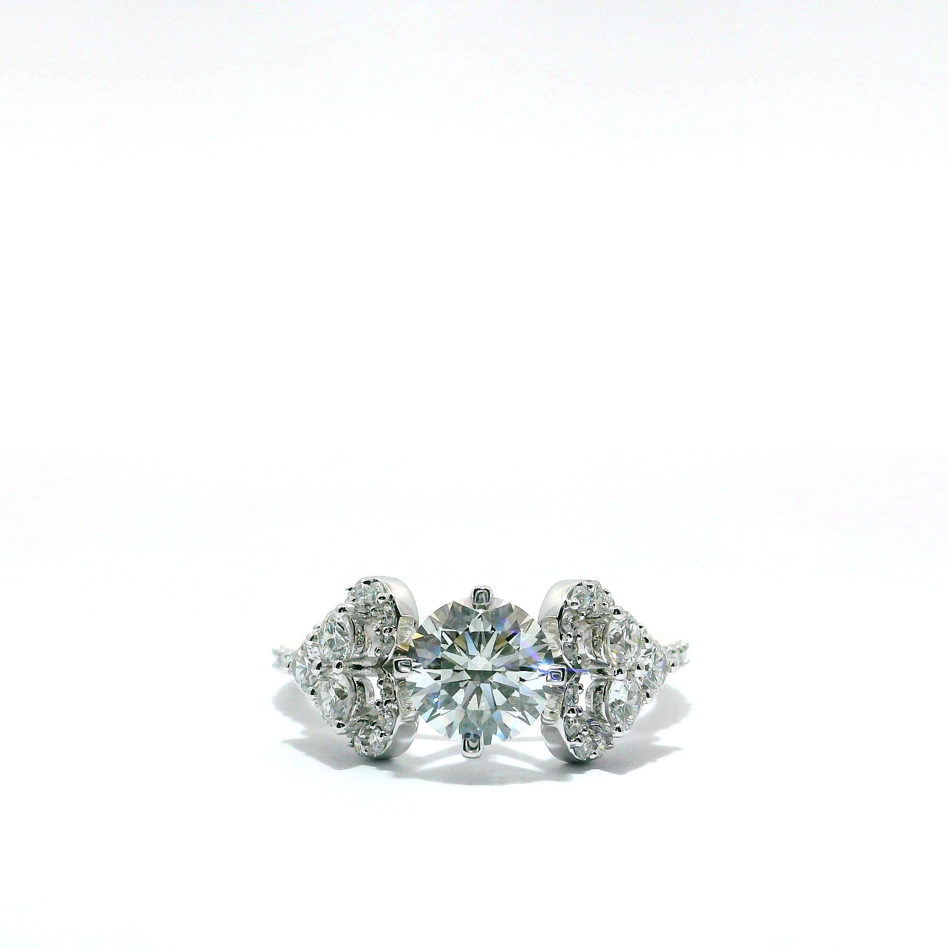 Trilogy Bloom Solitaire Lab Grown Diamond Ring