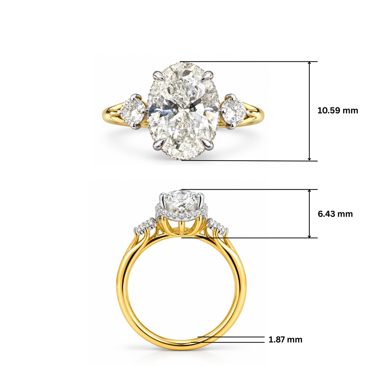 Astral Grace Solitaire Lab Grown Diamond Ring