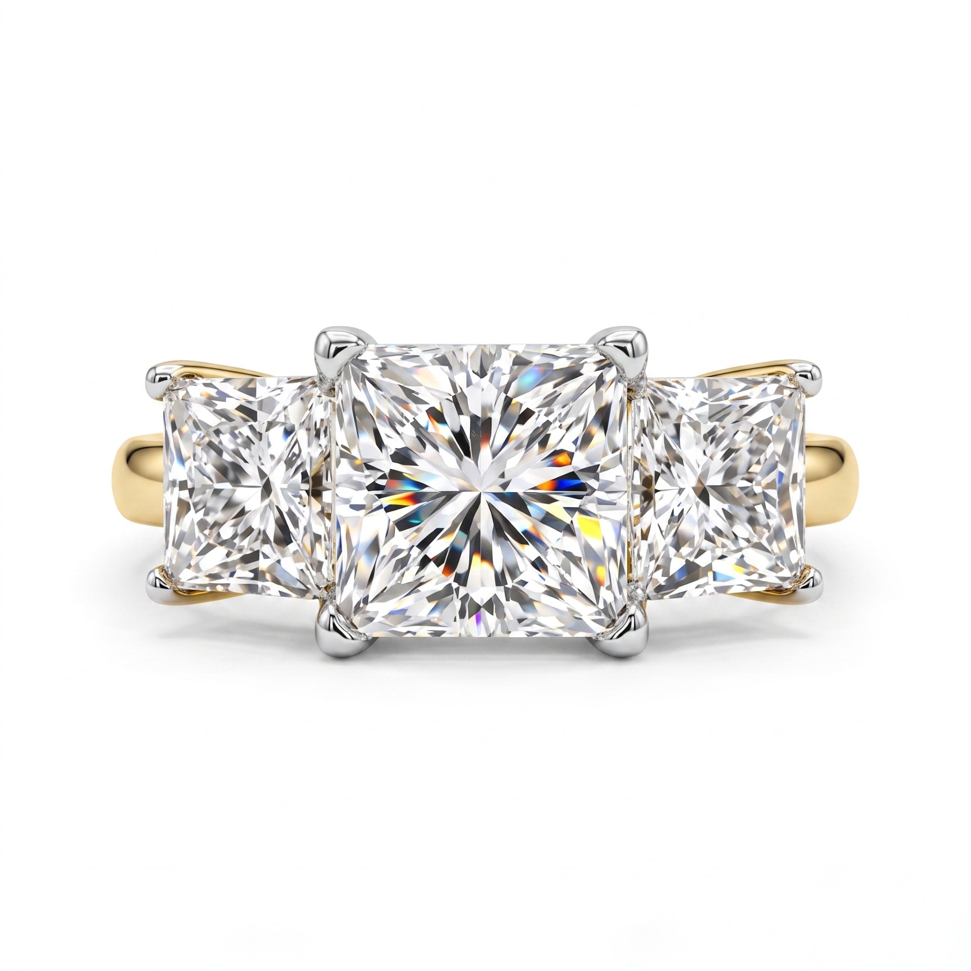 Trinity Solitaire Lab Grown Diamond Ring