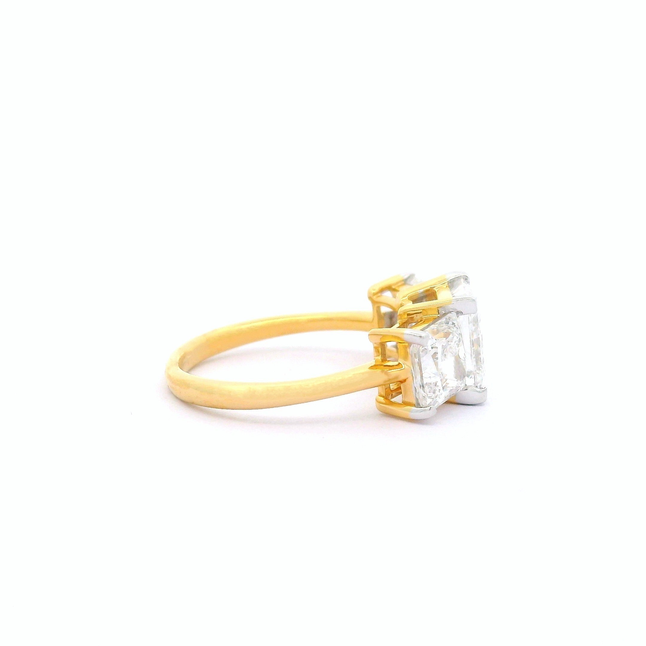 Trinity Solitaire Lab Grown Diamond Ring