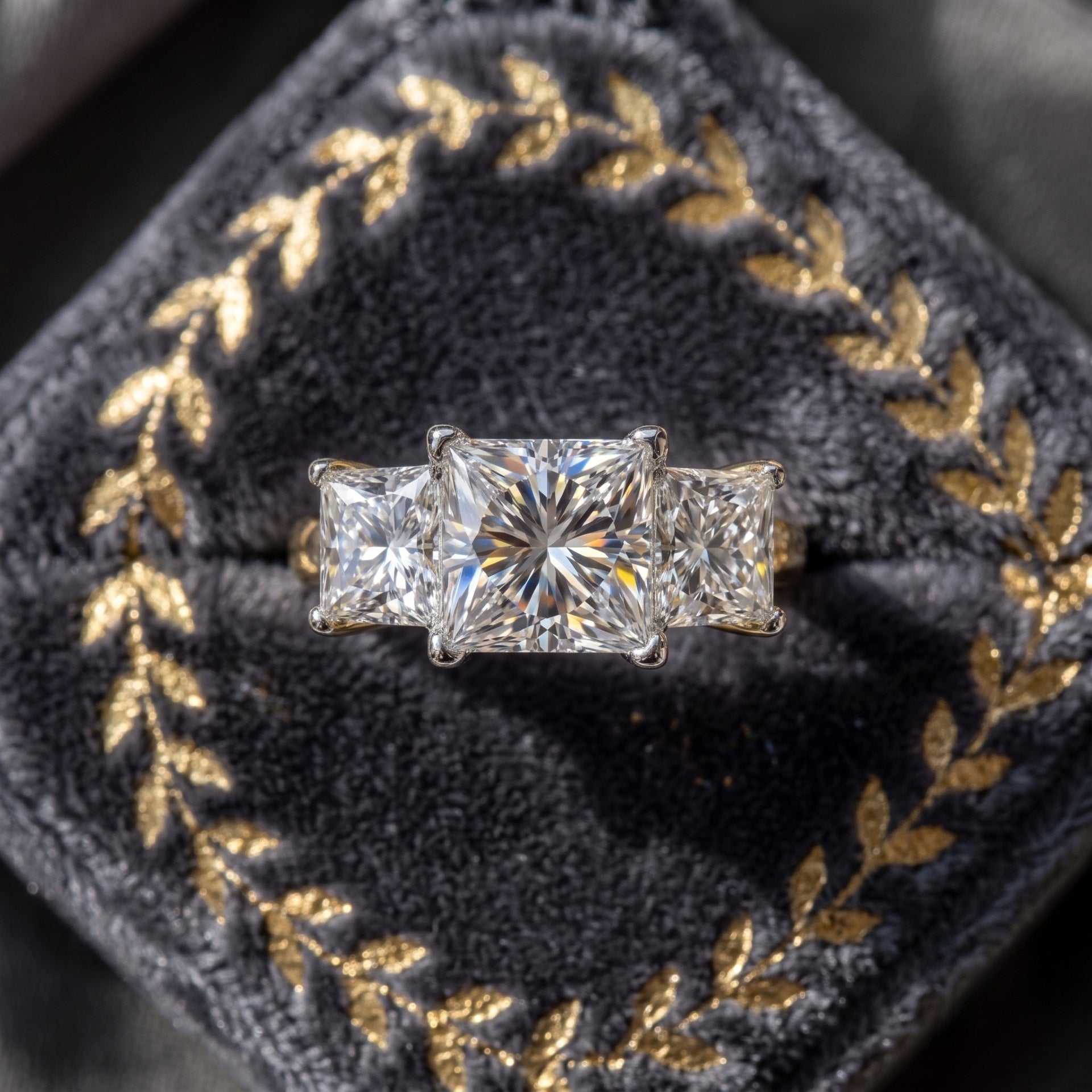 Trinity Solitaire Lab Grown Diamond Ring