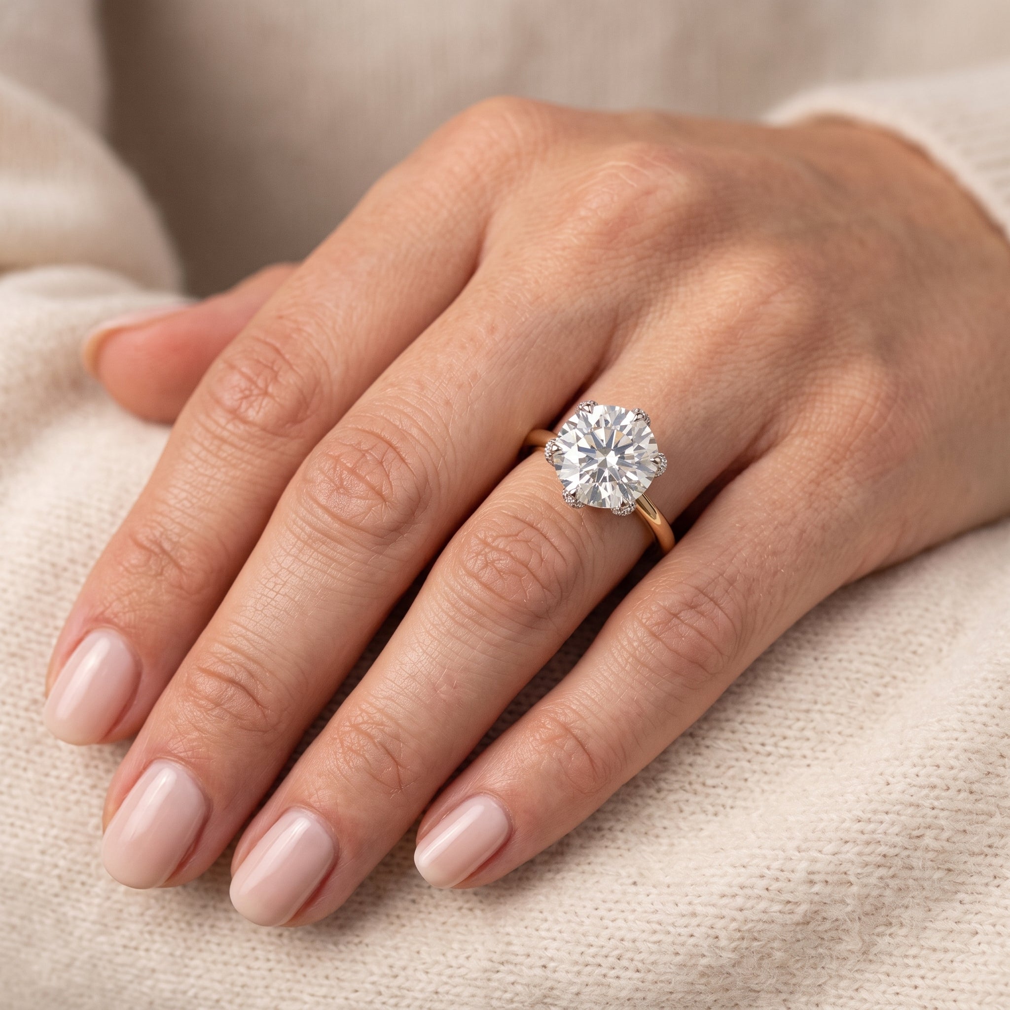 Muse Solitaire Lab Grown Diamond Ring