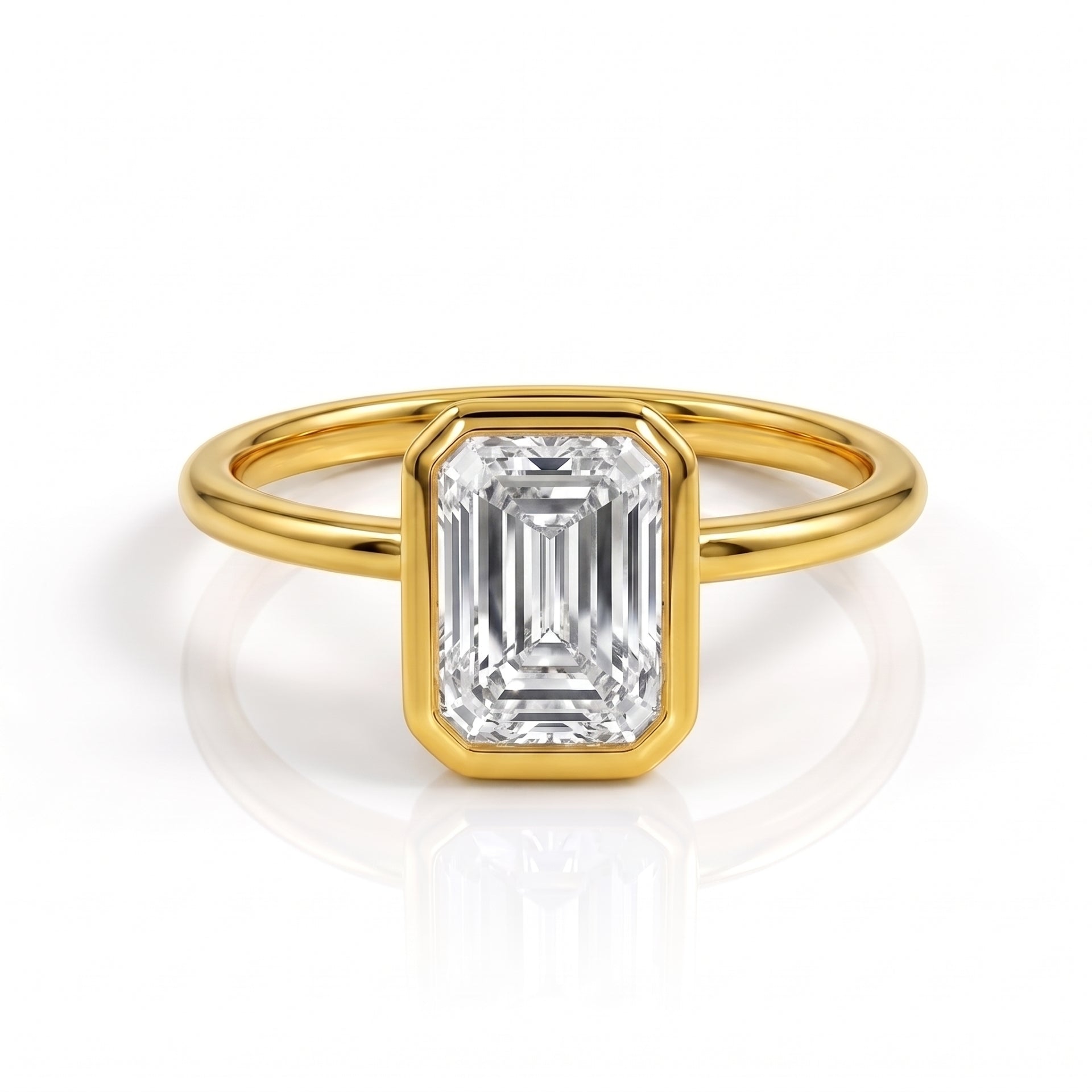 Sunlit Spark Solitaire Lab Grown Diamond Ring