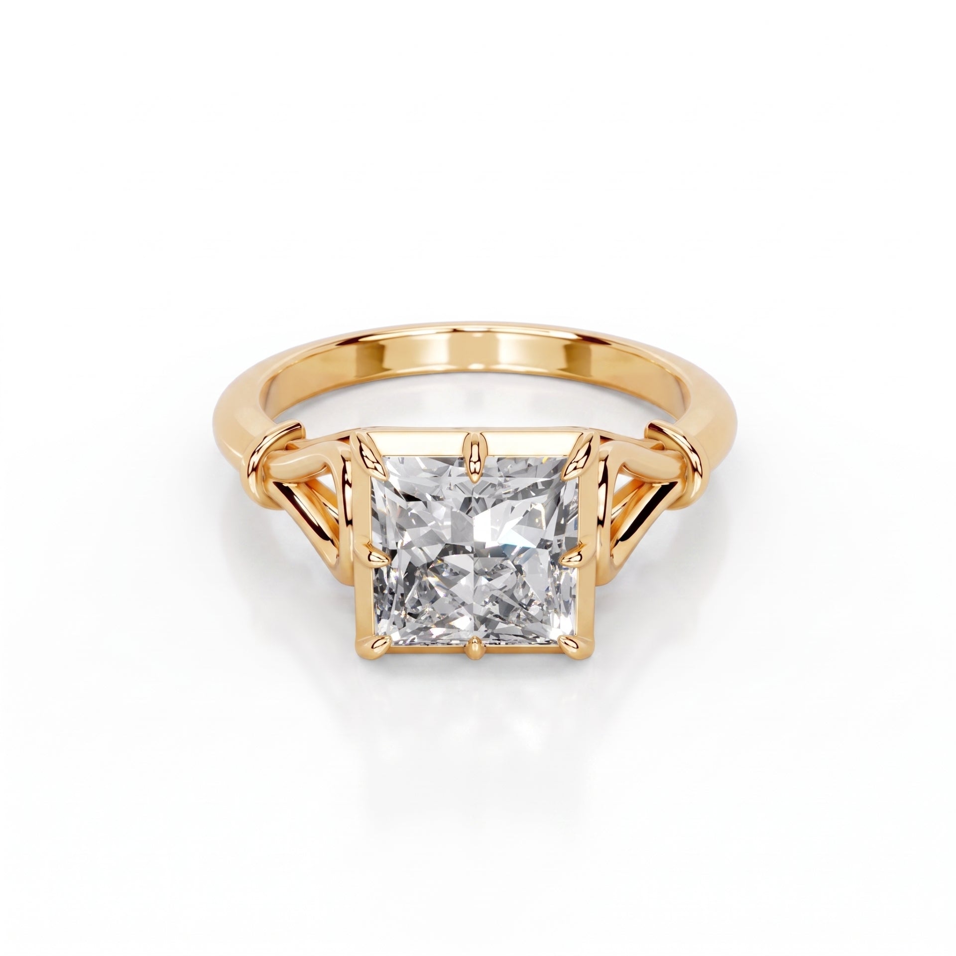 Sunbeam Treasure Solitaire Lab Grown Diamond Ring