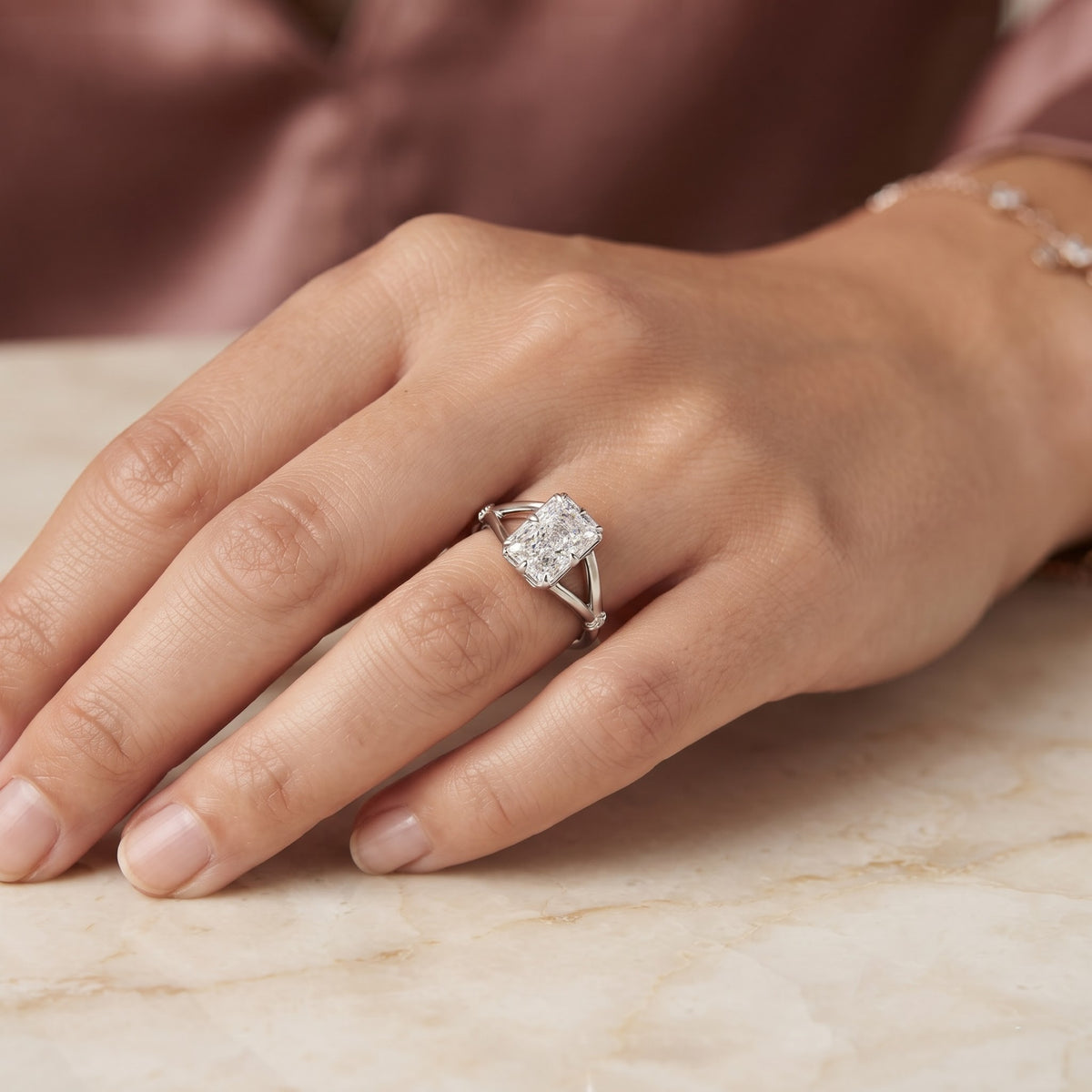 Sunbeam Treasure Solitaire Lab Grown Diamond Ring
