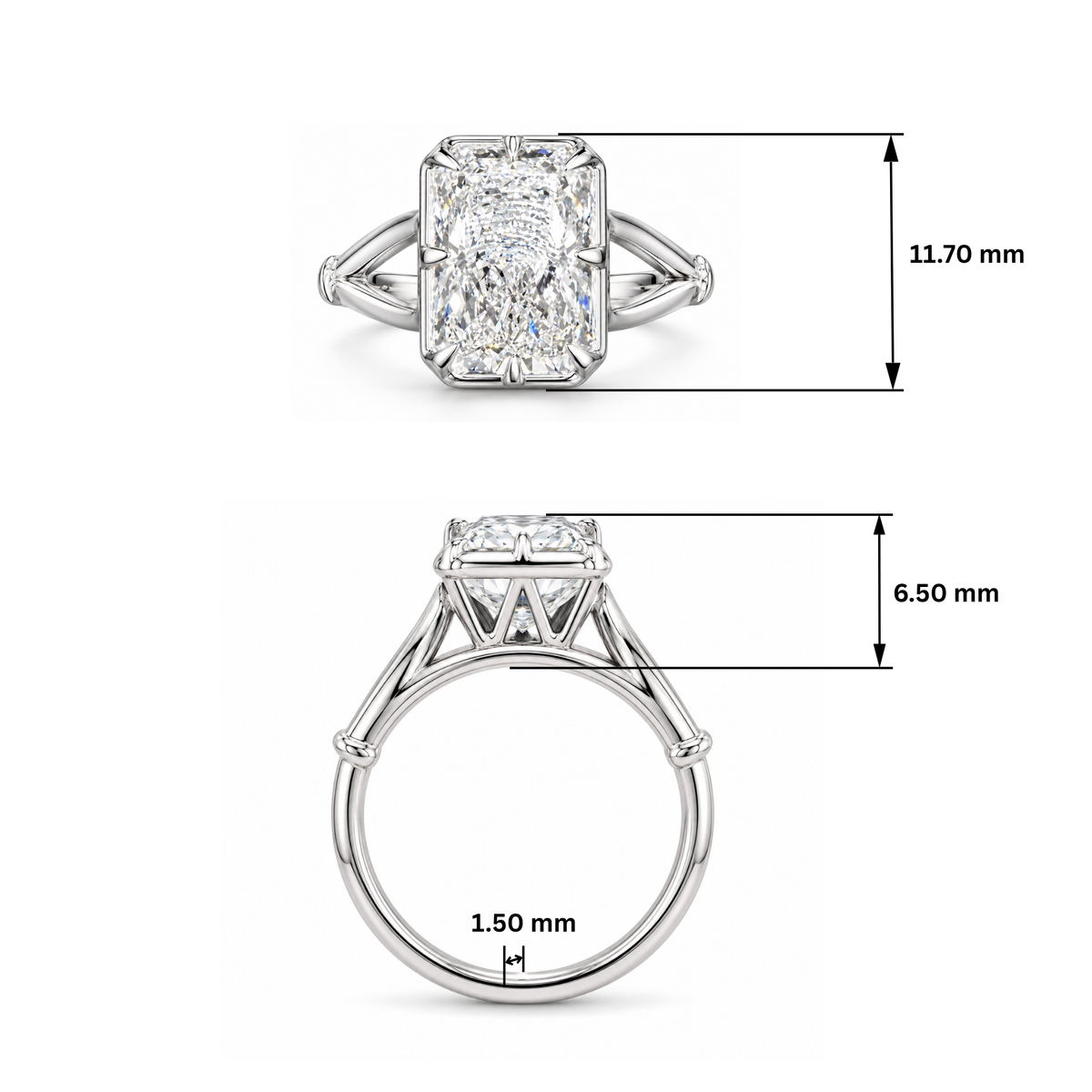 Sunbeam Treasure Solitaire Lab Grown Diamond Ring