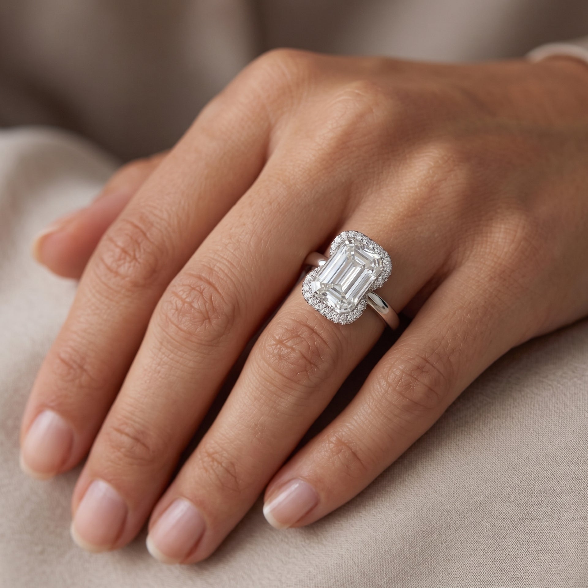 Pure Symphony Solitaire Lab Grown Diamond Ring