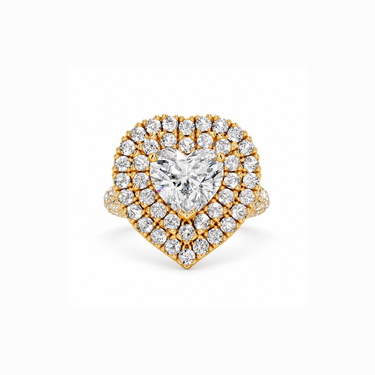True Heart Solitaire Lab Grown Diamond Ring