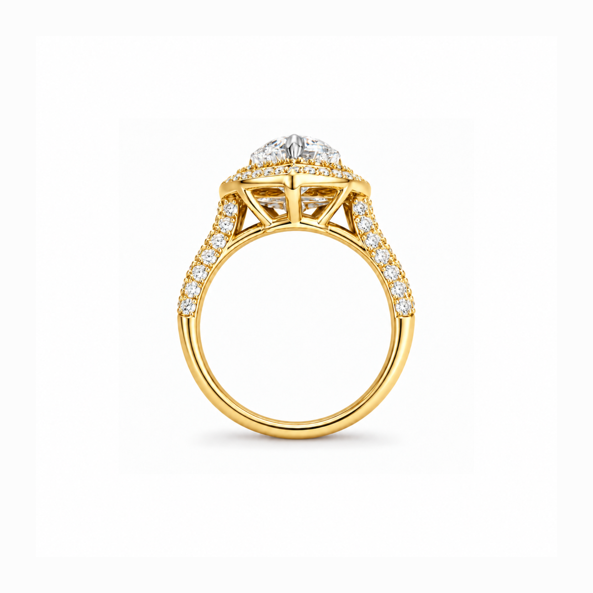True Heart Solitaire Lab Grown Diamond Ring