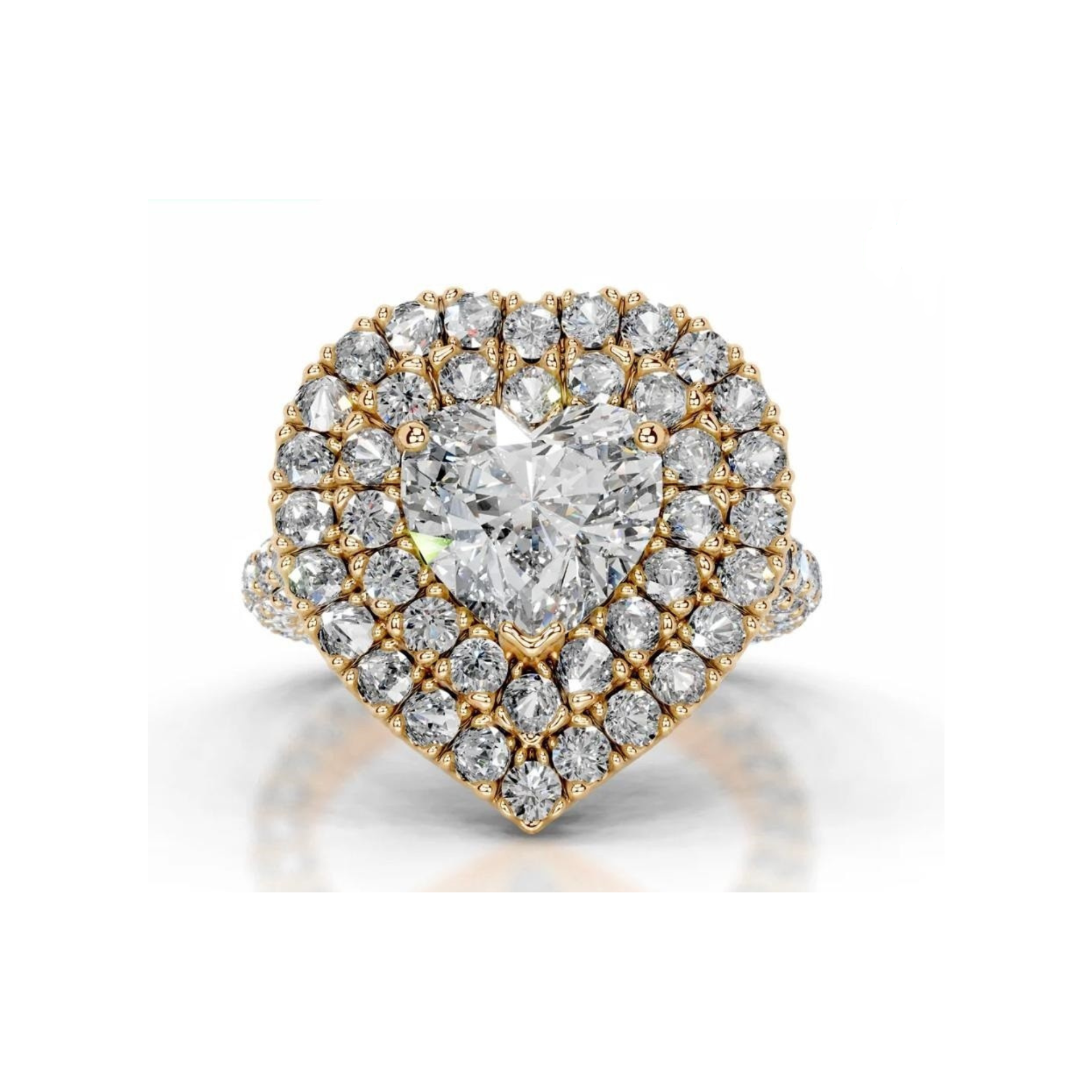 True Heart Solitaire Lab Grown Diamond Ring