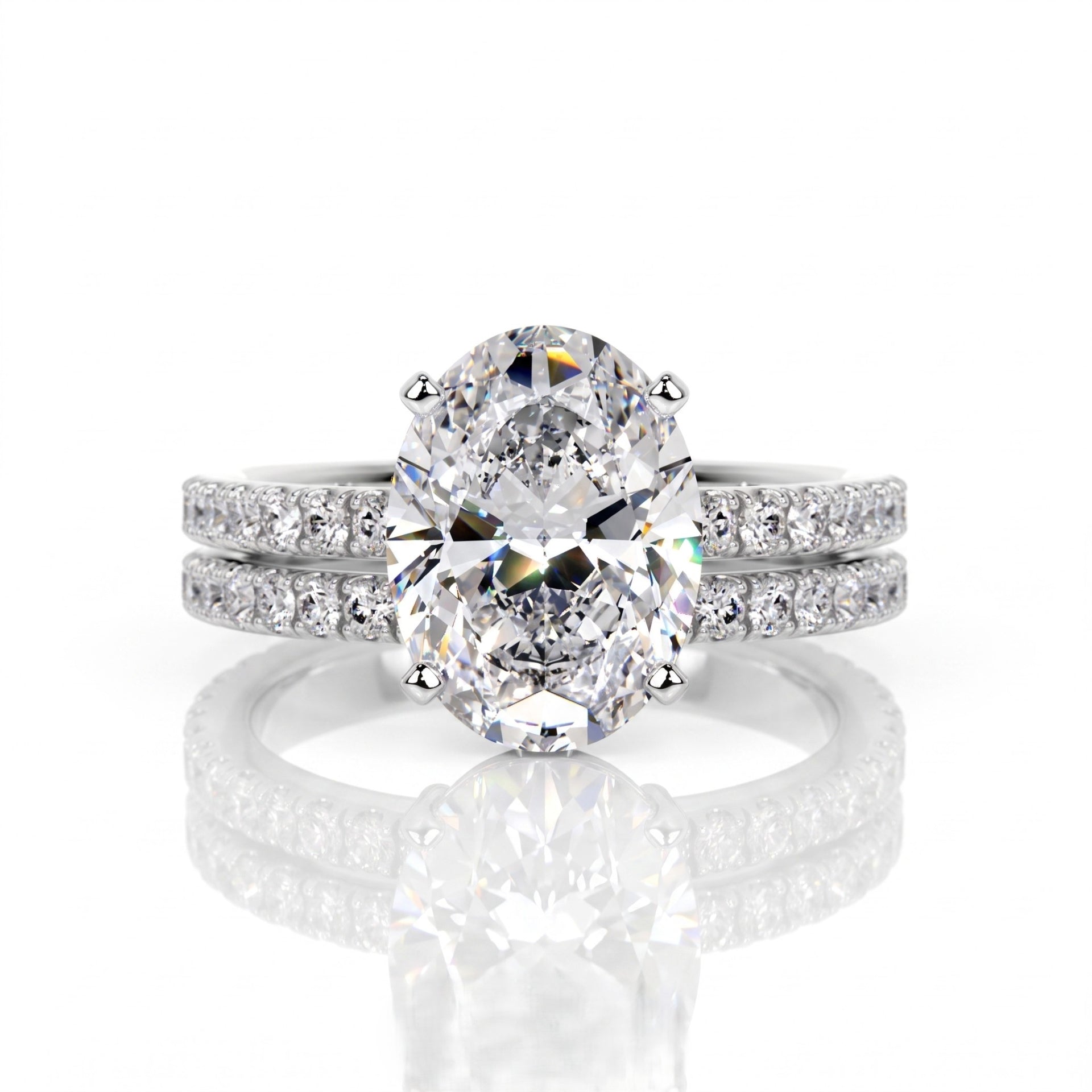 Royal Oval Solitaire Lab Grown Diamond Ring