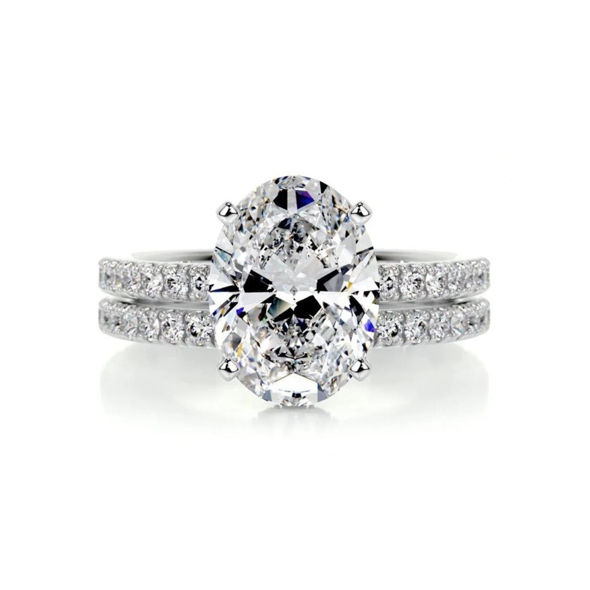 Royal Oval Solitaire Lab Grown Diamond Ring